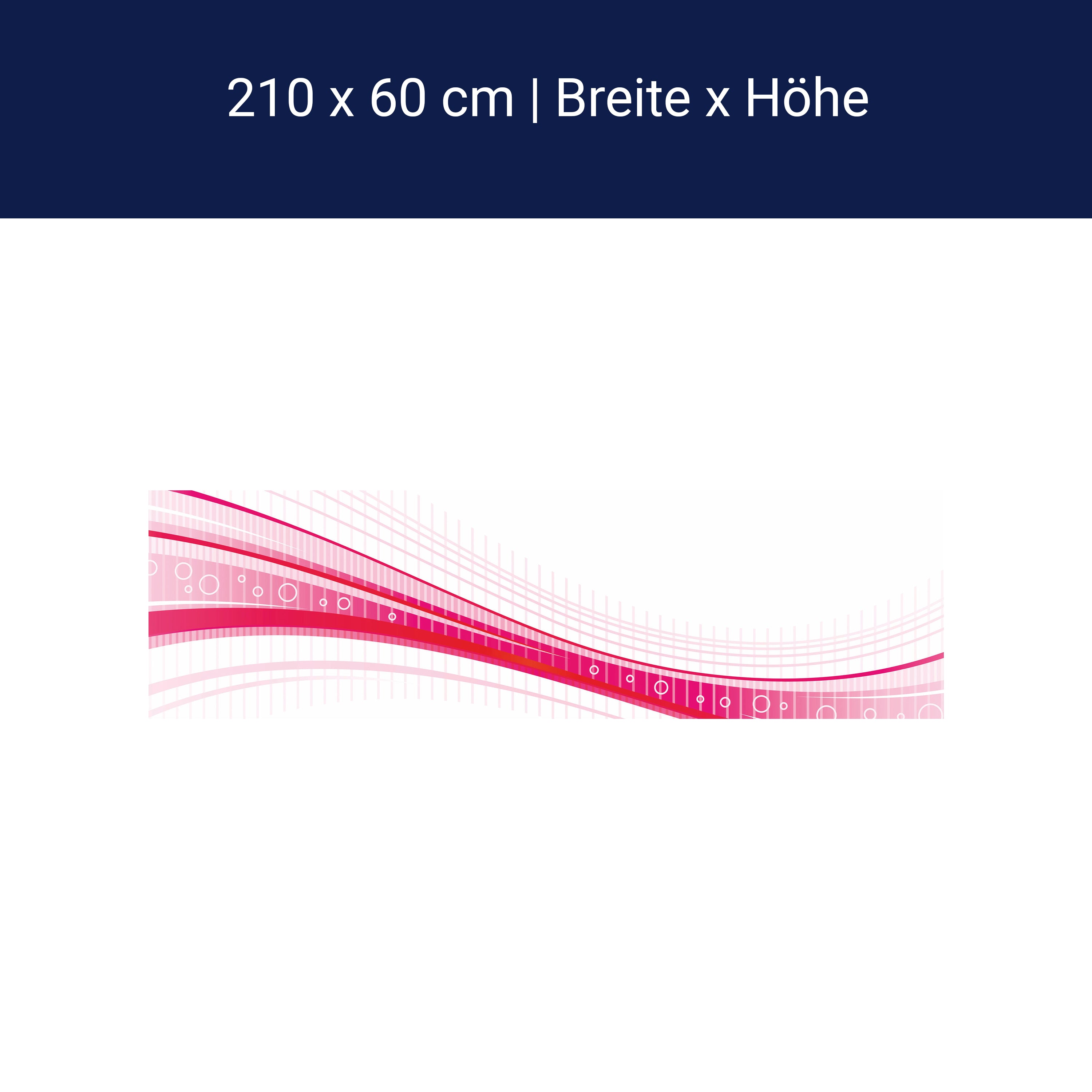 Küchenrückwand Pinke Welle M0314 Küchenrückwand Pinke Welle M0314