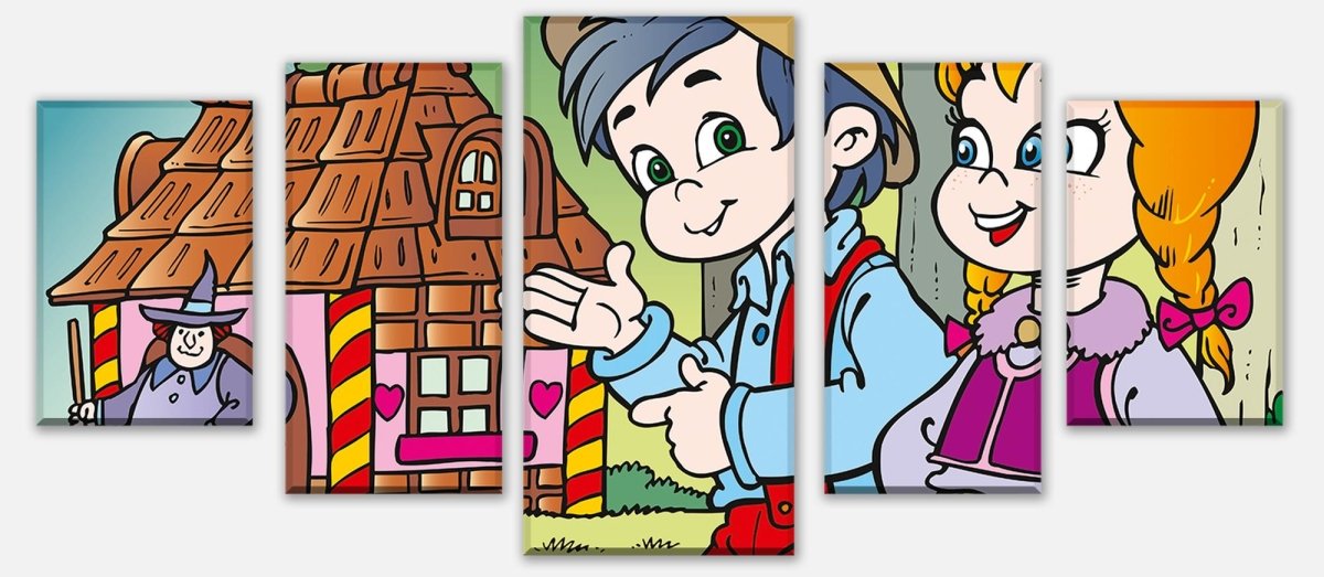 Leinwandbild Mehrteiler Hänsel und Gretel M0316 entdecken - Bild 1 Leinwandbild Mehrteiler Hänsel und Gretel M0316 entdecken - Bild 1