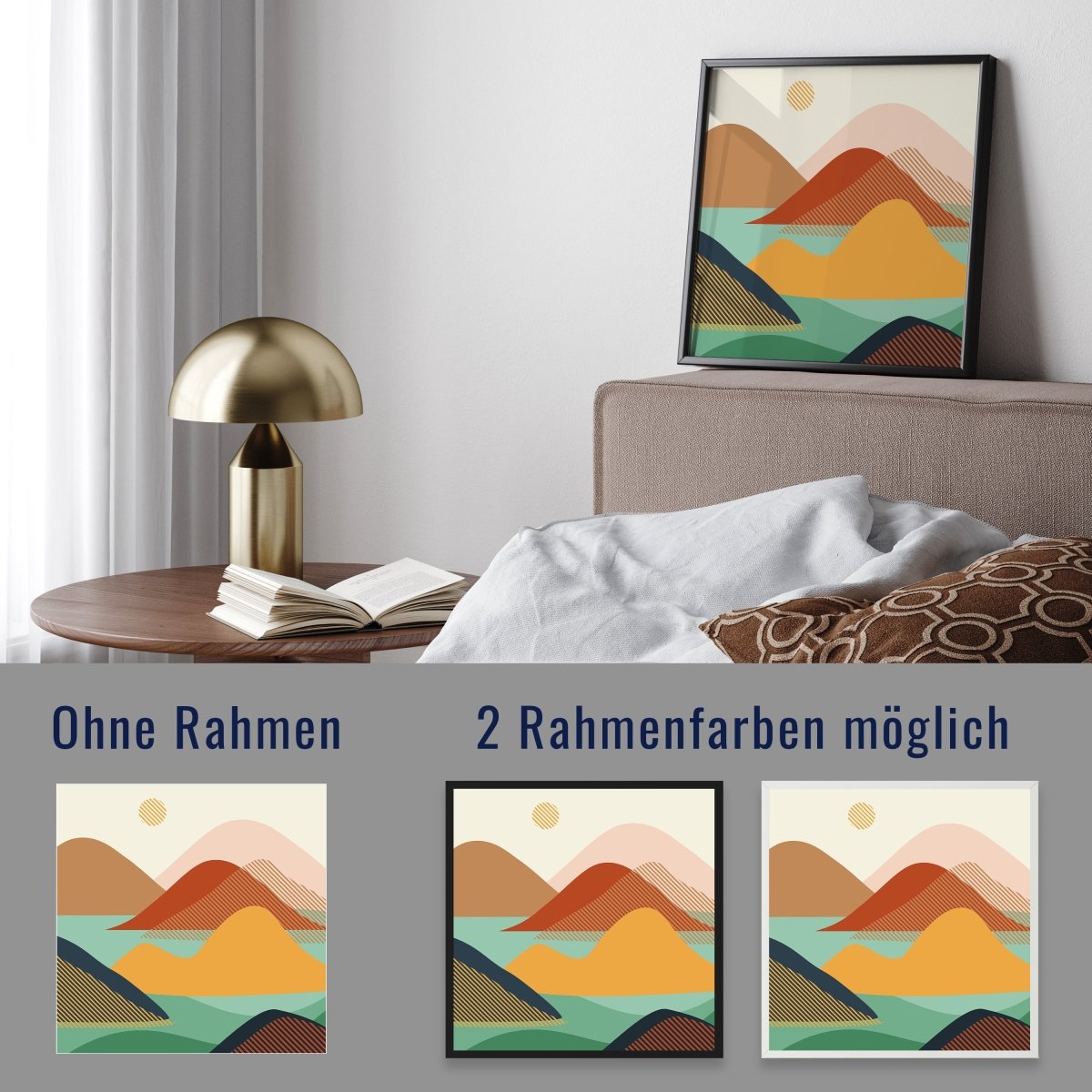 wandmotiv24 Poster, Poster - minimalistisch, Kunst, Landschaft - M0318 - Bild 4 wandmotiv24 Poster, Poster - minimalistisch, Kunst, Landschaft - M0318 - Bild 4
