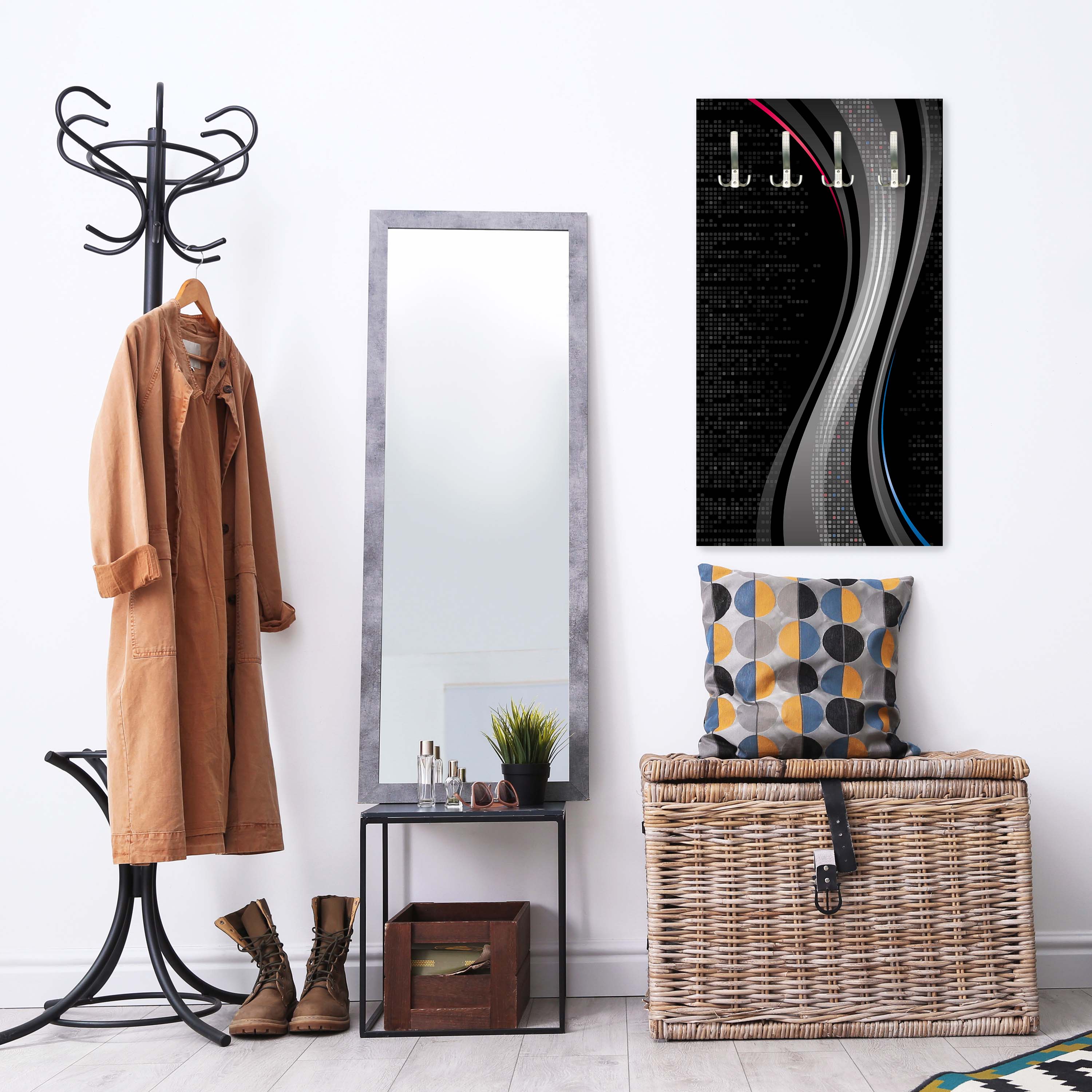 Garderobe Black Waves M0319 entdecken - Bild 5 Garderobe Black Waves M0319 entdecken - Bild 5