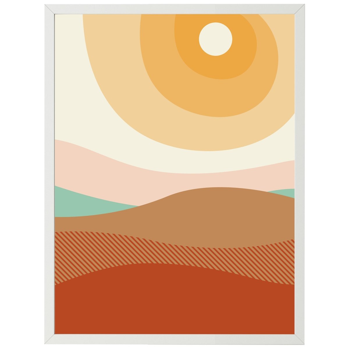 wandmotiv24 Poster, Poster - minimalistisch, Kunst, Landschaft - M0319 - Bild 1