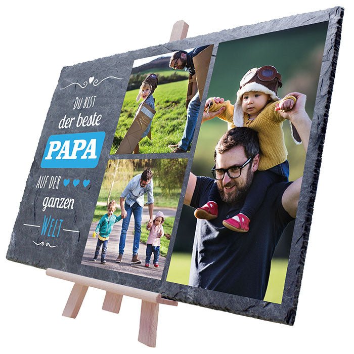 Schiefertafel Bester Papa M0323 - Bild 6 Schiefertafel Bester Papa M0323 - Bild 6