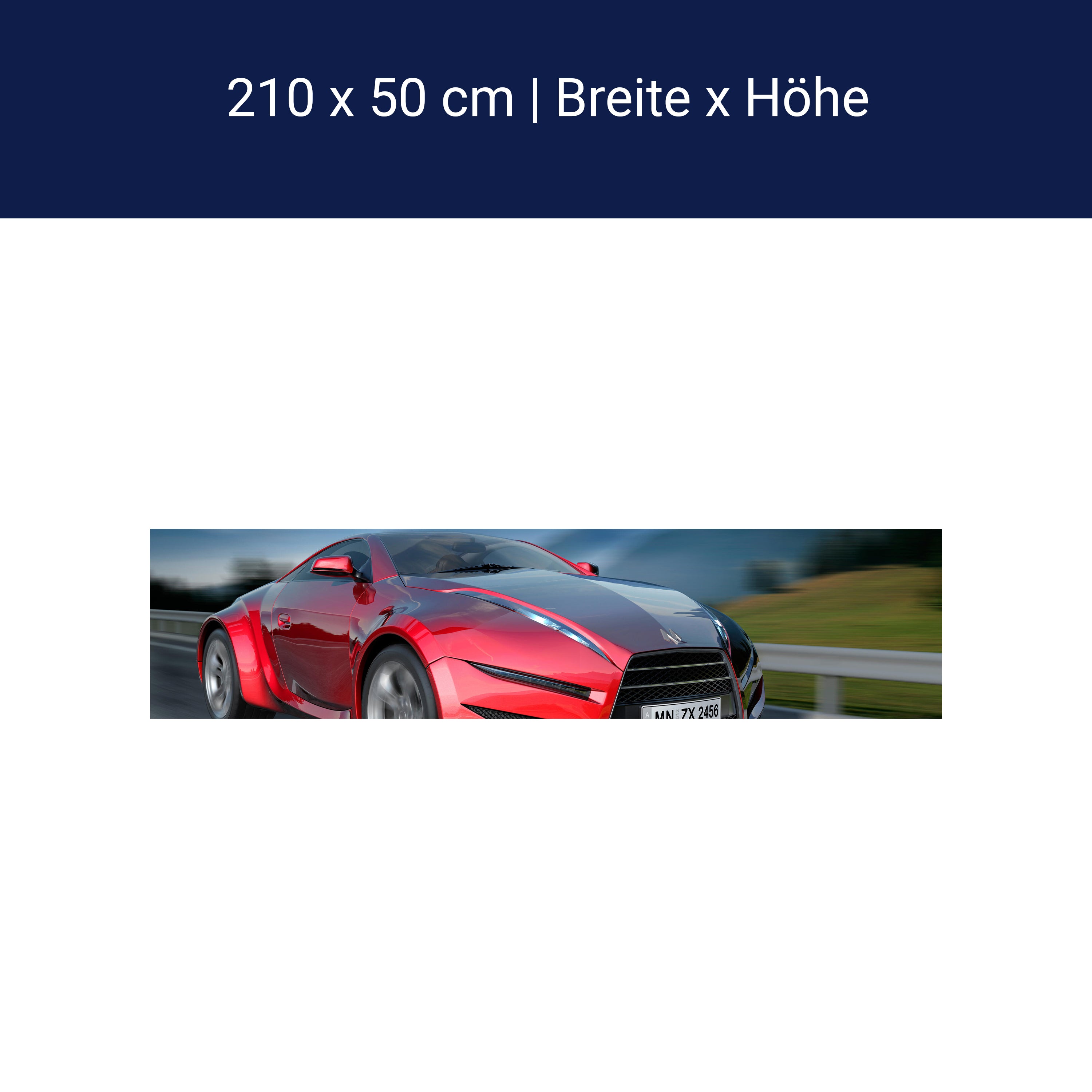 Küchenrückwand Fahrender Sportwagen M0332 Küchenrückwand Fahrender Sportwagen M0332