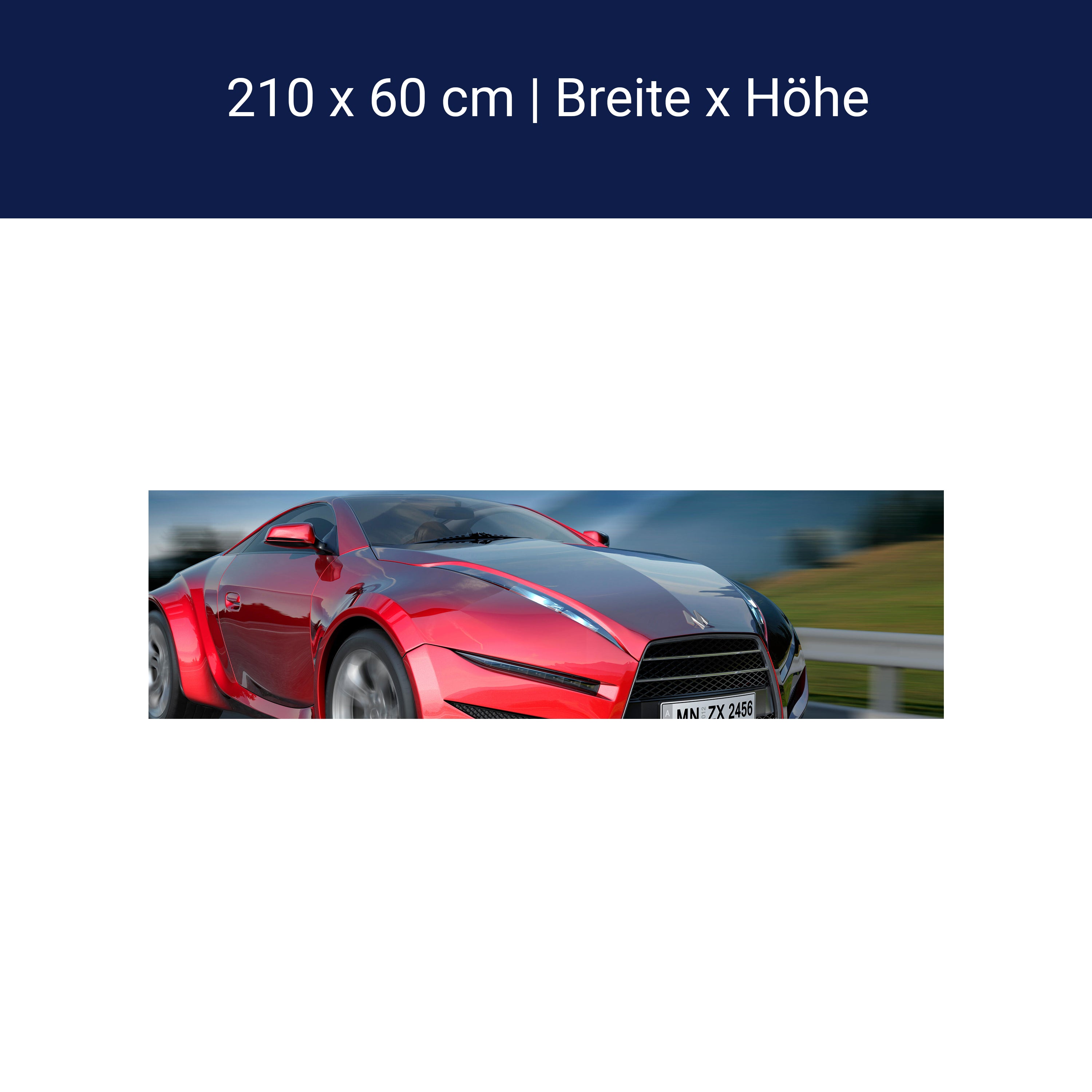 Küchenrückwand Fahrender Sportwagen M0332 Küchenrückwand Fahrender Sportwagen M0332