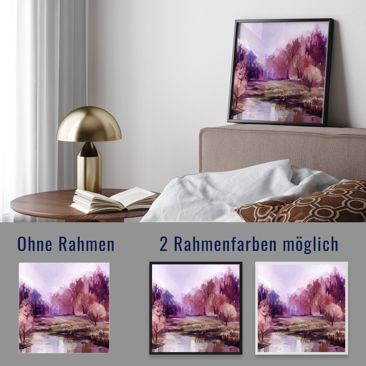 wandmotiv24 Poster, Poster - Kunst, Gemälde, Landschaft - M0337 - Bild 4 wandmotiv24 Poster, Poster - Kunst, Gemälde, Landschaft - M0337 - Bild 4