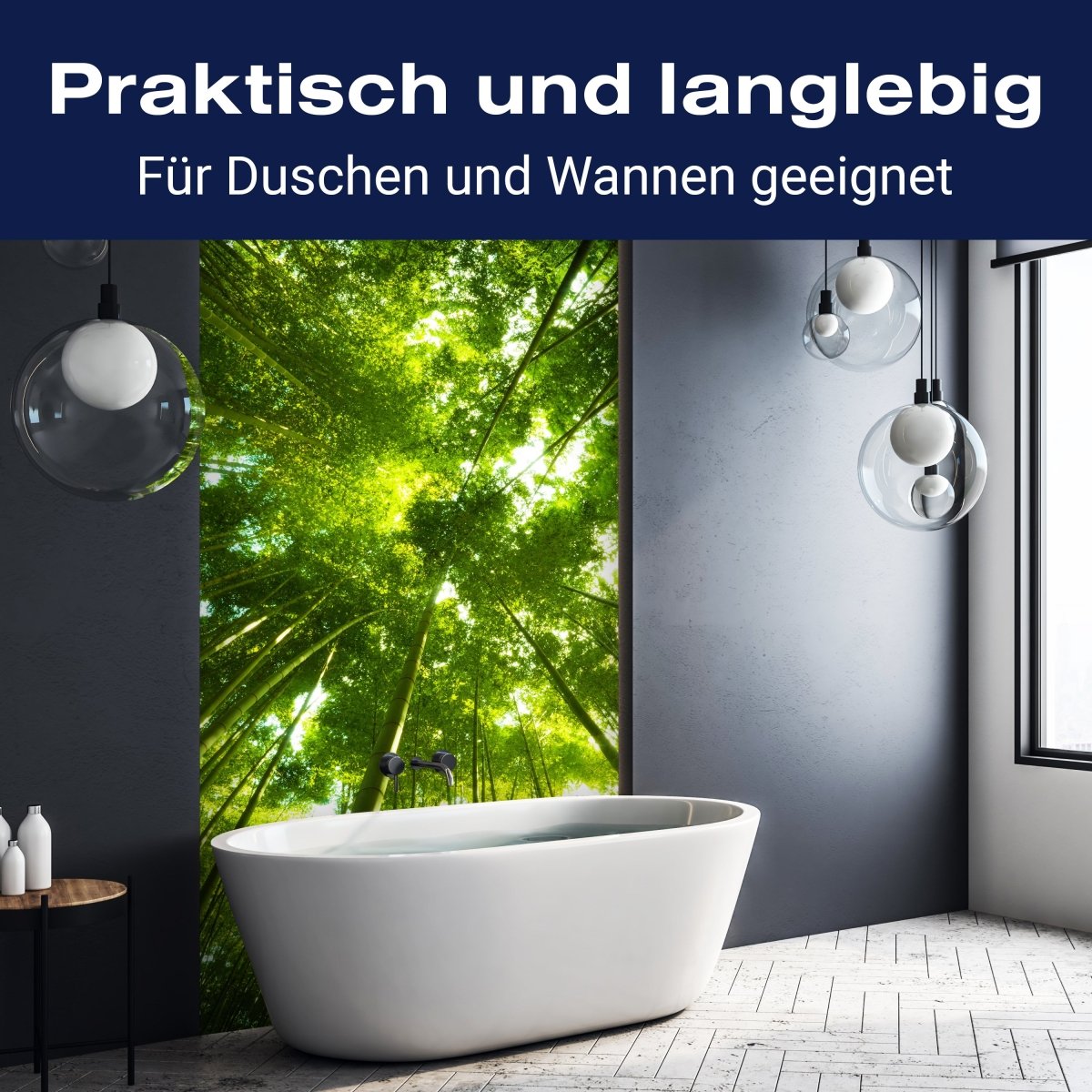 Duschwand Bambus Wald M0338 entdecken - Bild 3 Duschwand Bambus Wald M0338 entdecken - Bild 3