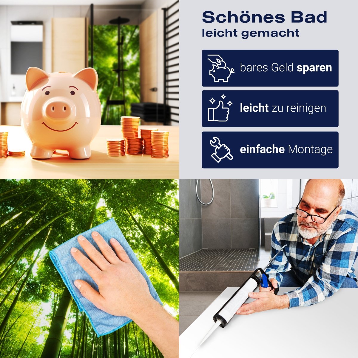 Duschwand Bambus Wald M0338 entdecken - Bild 7 Duschwand Bambus Wald M0338 entdecken - Bild 7