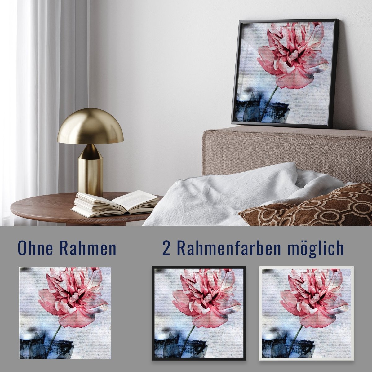wandmotiv24 Poster, Poster - Kunst, Gemälde, Blume - M0340 - Bild 4 wandmotiv24 Poster, Poster - Kunst, Gemälde, Blume - M0340 - Bild 4