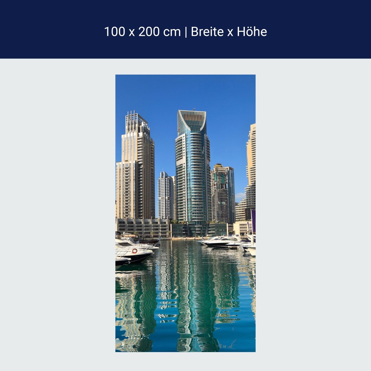 Duschwand Dubai Skyline M0342 Duschwand Dubai Skyline M0342