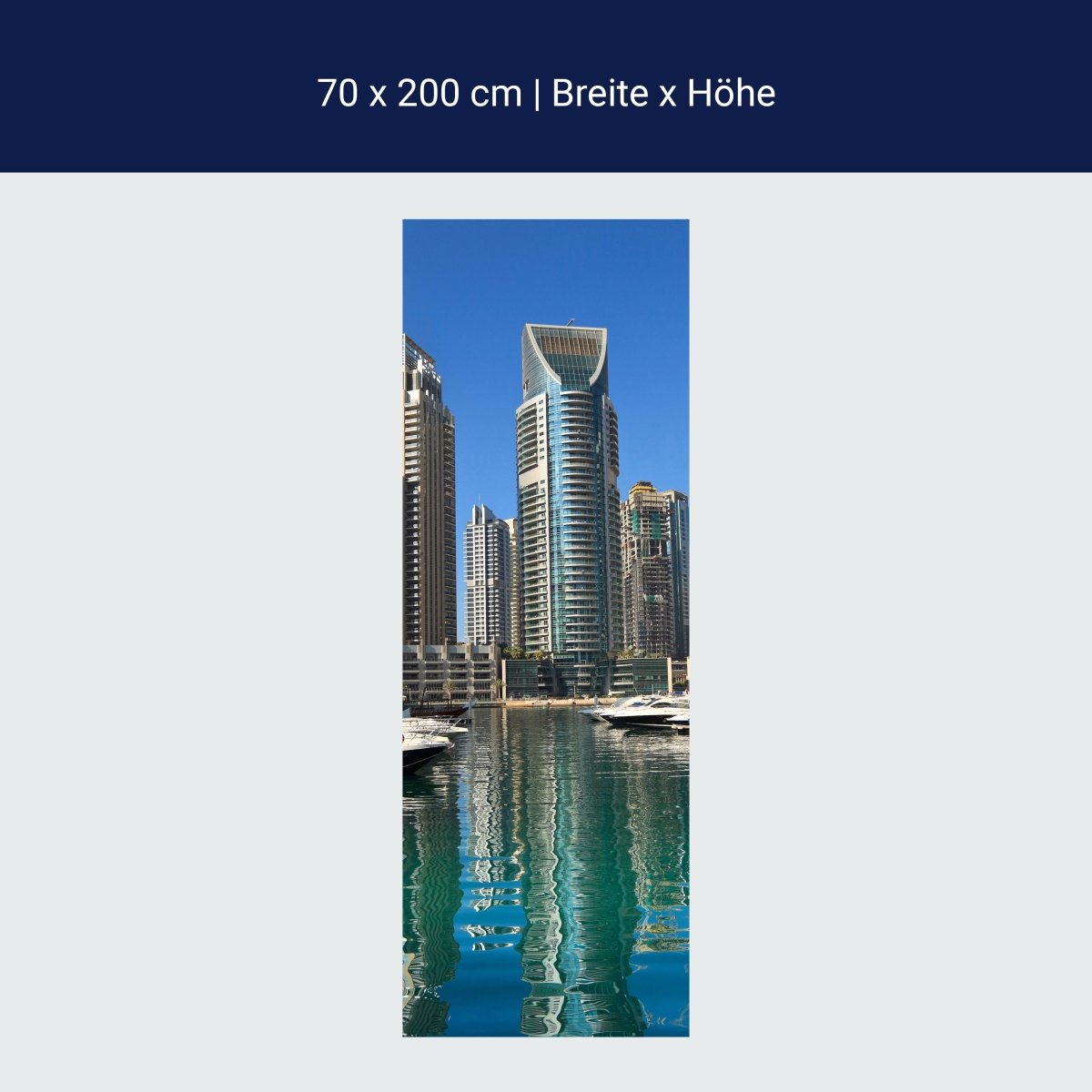 Duschwand Dubai Skyline M0342