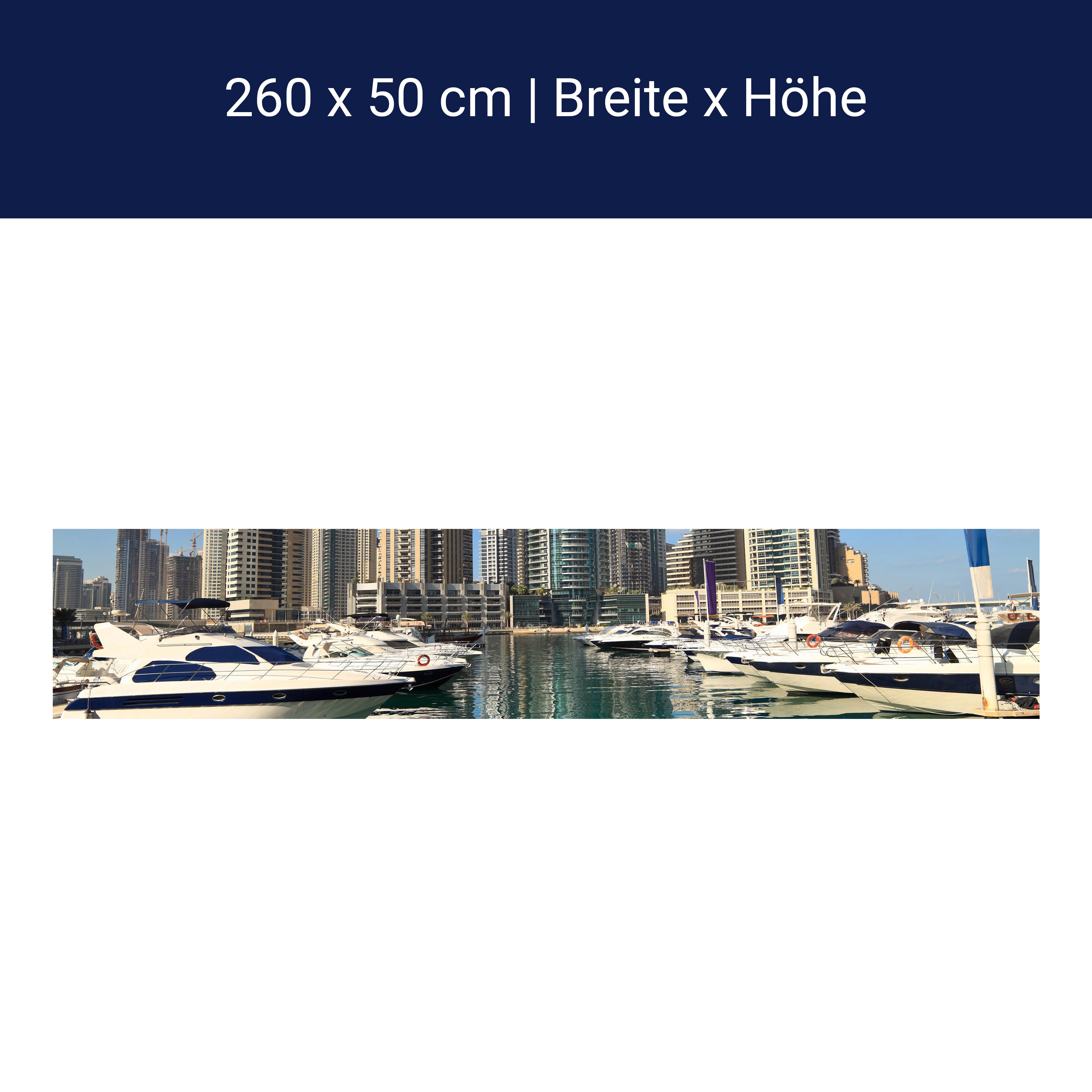 Küchenrückwand Dubai Skyline M0342 Küchenrückwand Dubai Skyline M0342