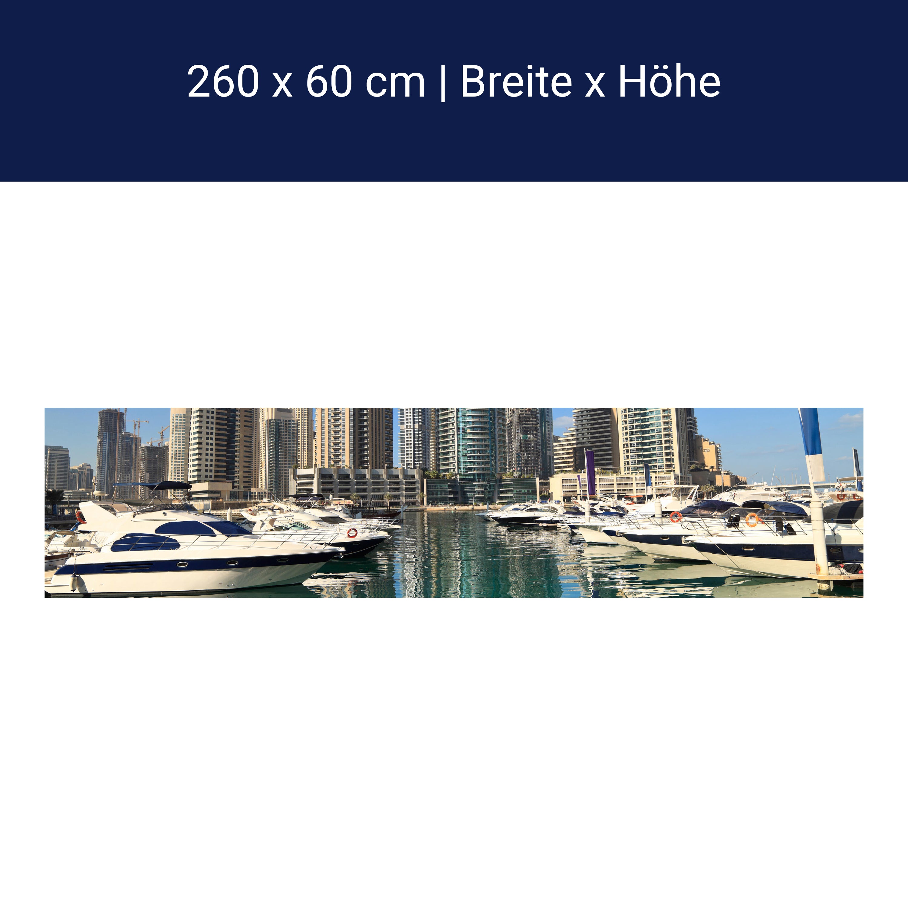 Küchenrückwand Dubai Skyline M0342 Küchenrückwand Dubai Skyline M0342