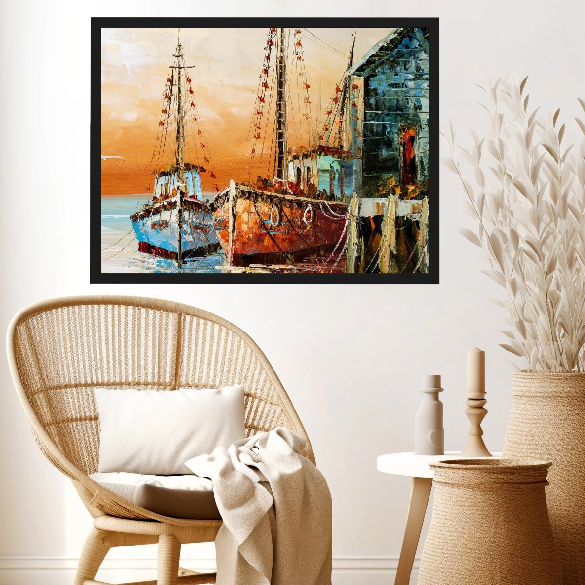 wandmotiv24 Poster, Poster - Fischerboote, Hafen, Kunst - M0342 - Bild 3 wandmotiv24 Poster, Poster - Fischerboote, Hafen, Kunst - M0342 - Bild 3
