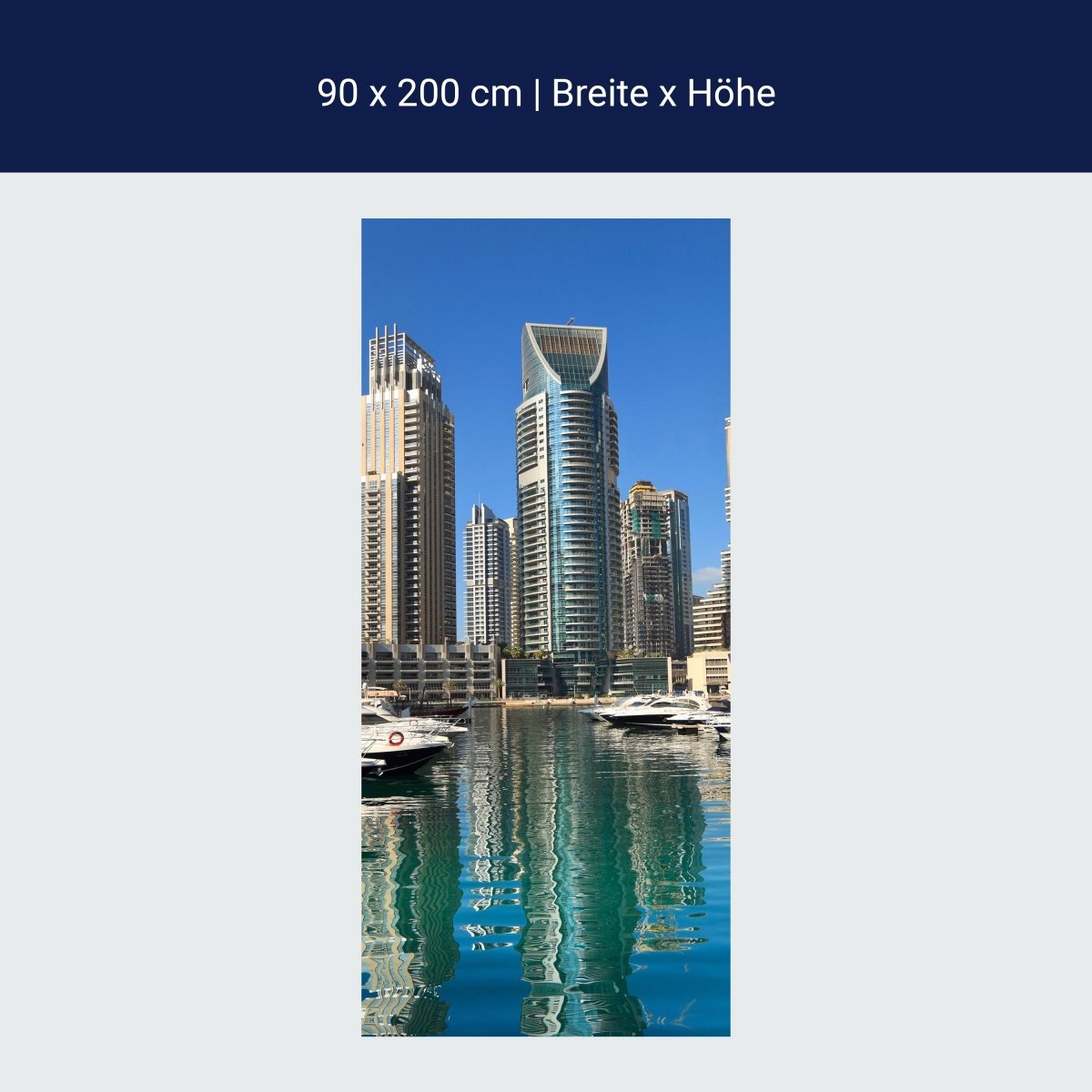 Türtapete Dubai Skyline M0342