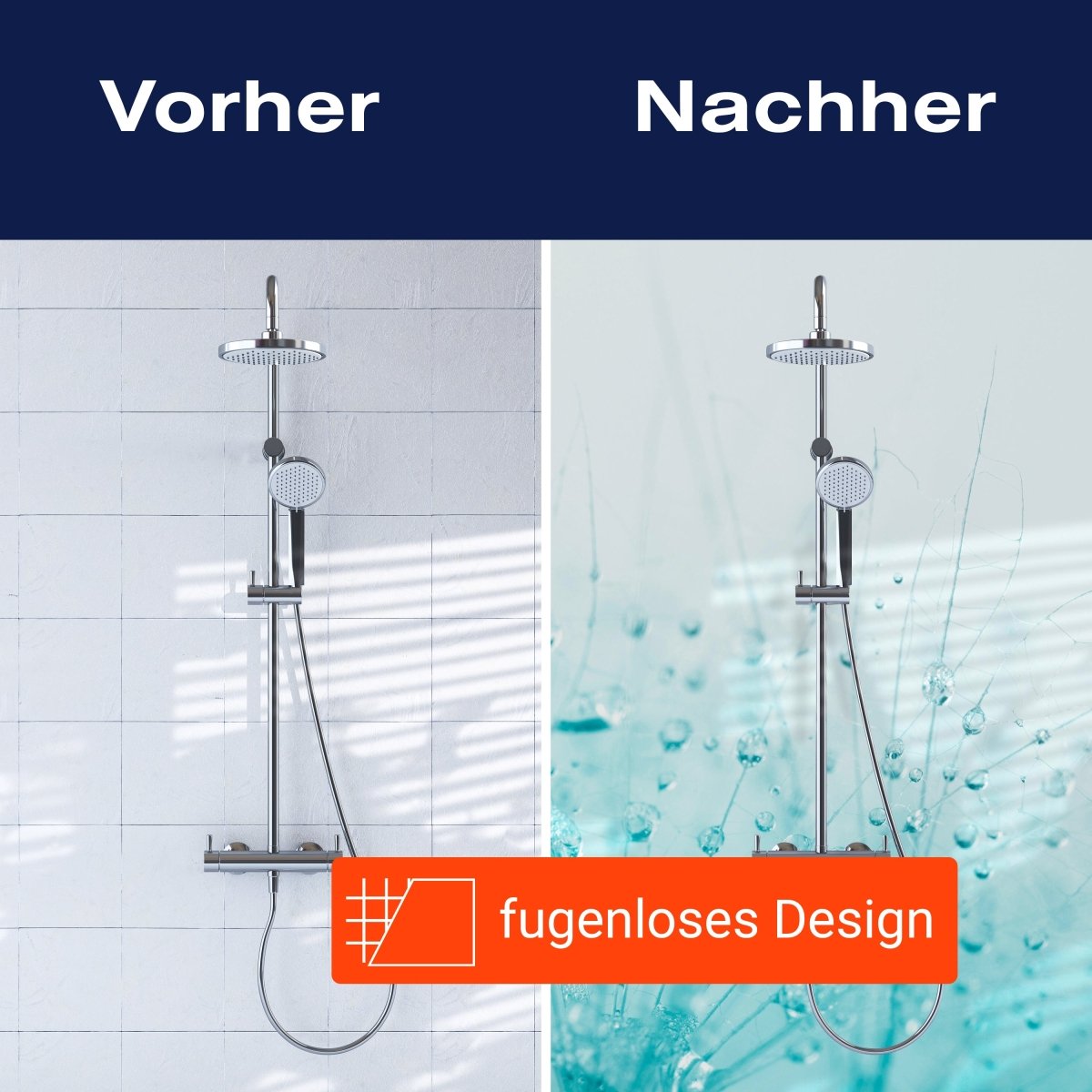 Duschwand Pusteblume Türkis M0347 entdecken - Bild 9 Duschwand Pusteblume Türkis M0347 entdecken - Bild 9