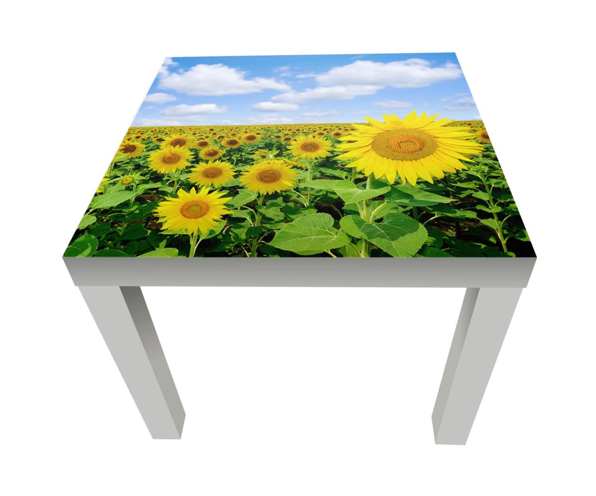 Beistelltisch Sonnenblumenfeld M0348 entdecken - Bild 1 Beistelltisch Sonnenblumenfeld M0348 entdecken - Bild 1