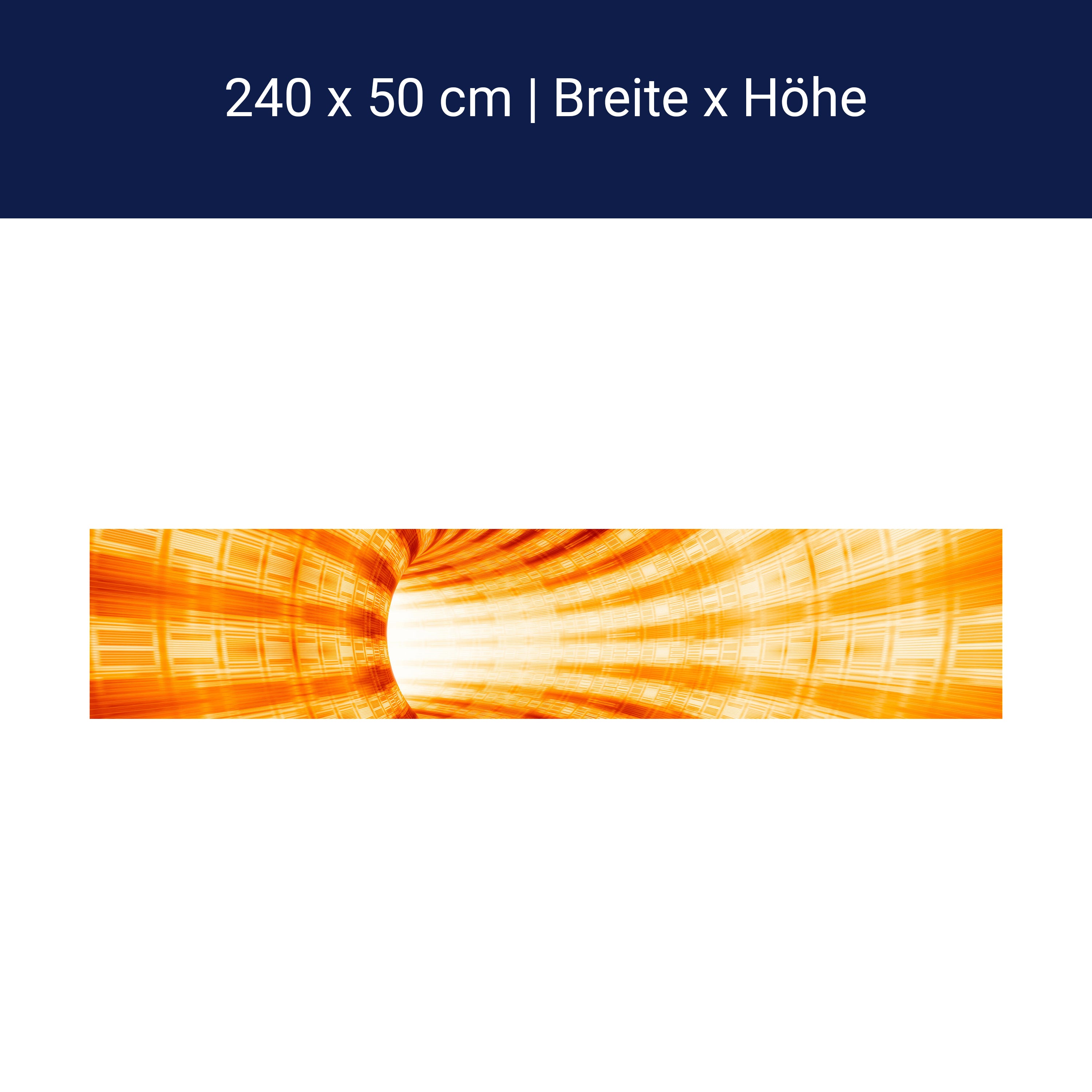 Küchenrückwand Gelber Tunnel M0351 Küchenrückwand Gelber Tunnel M0351