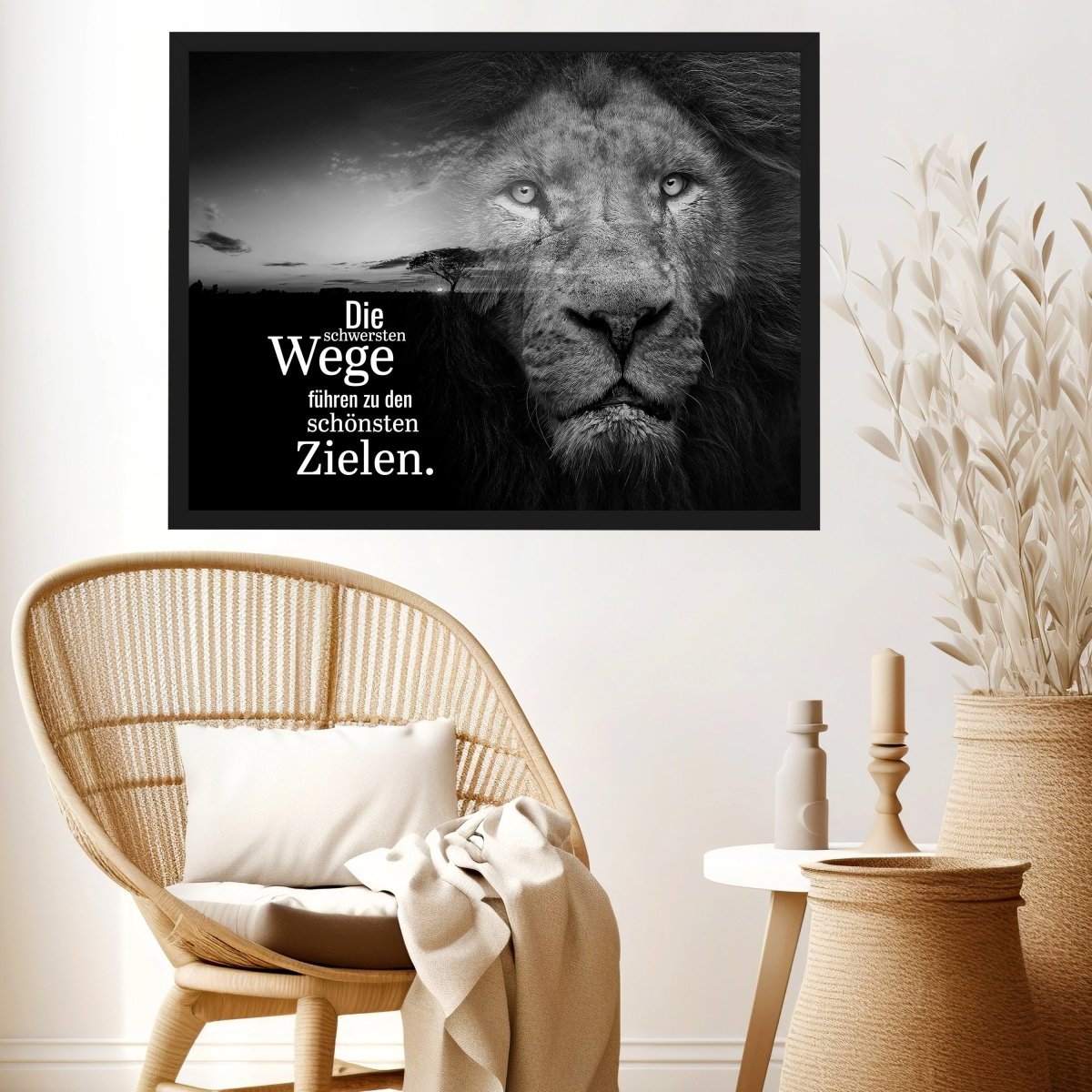 wandmotiv24 Poster, Poster - Motivation, Spruch, Löwe - M0351 - Bild 3