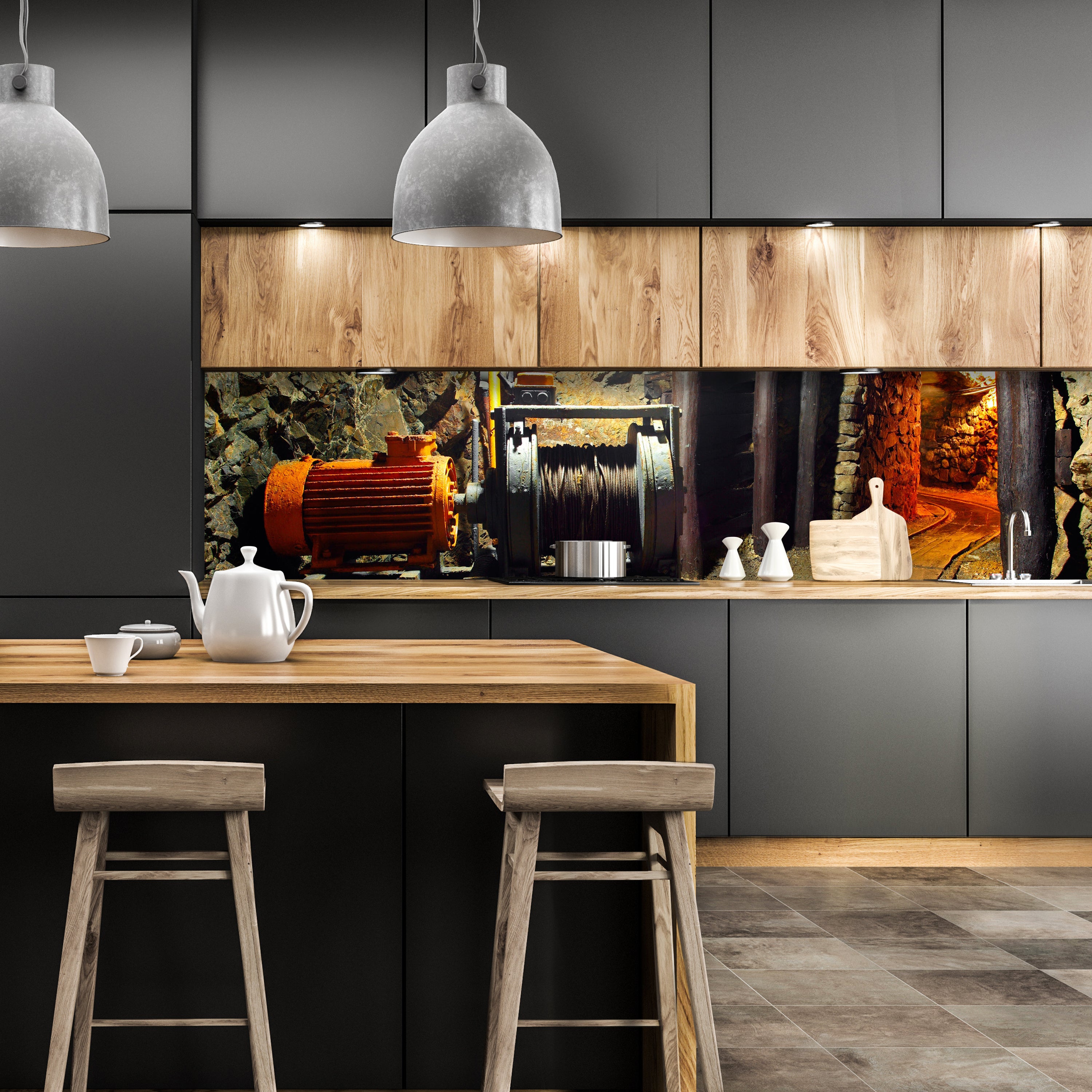 Küchenrückwand Stolleneingang M0352 entdecken - Bild 1 Küchenrückwand Stolleneingang M0352 entdecken - Bild 1