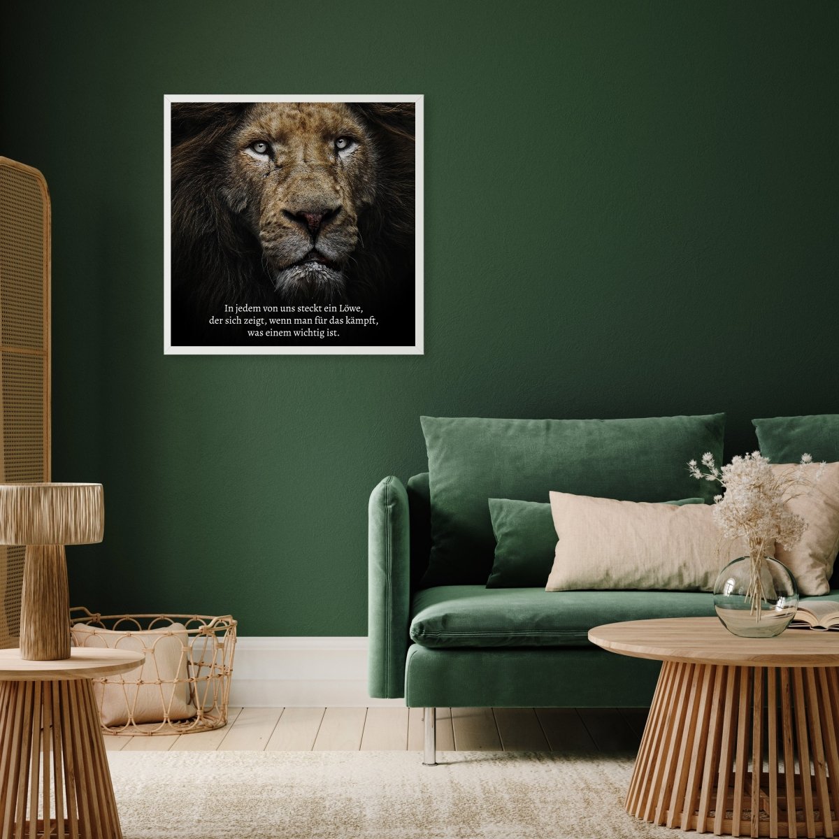 wandmotiv24 Poster, Poster - Motivation, Spruch, Löwe - M0352 - Bild 5 wandmotiv24 Poster, Poster - Motivation, Spruch, Löwe - M0352 - Bild 5