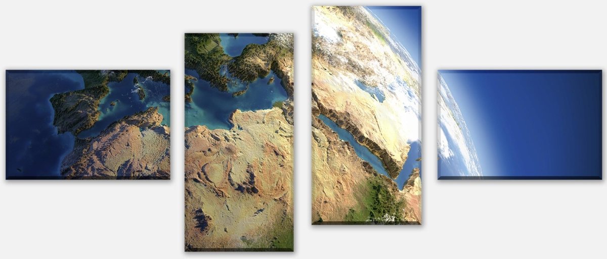 Leinwandbild Mehrteiler Blauer Planet M0361 Leinwandbild Mehrteiler Blauer Planet M0361