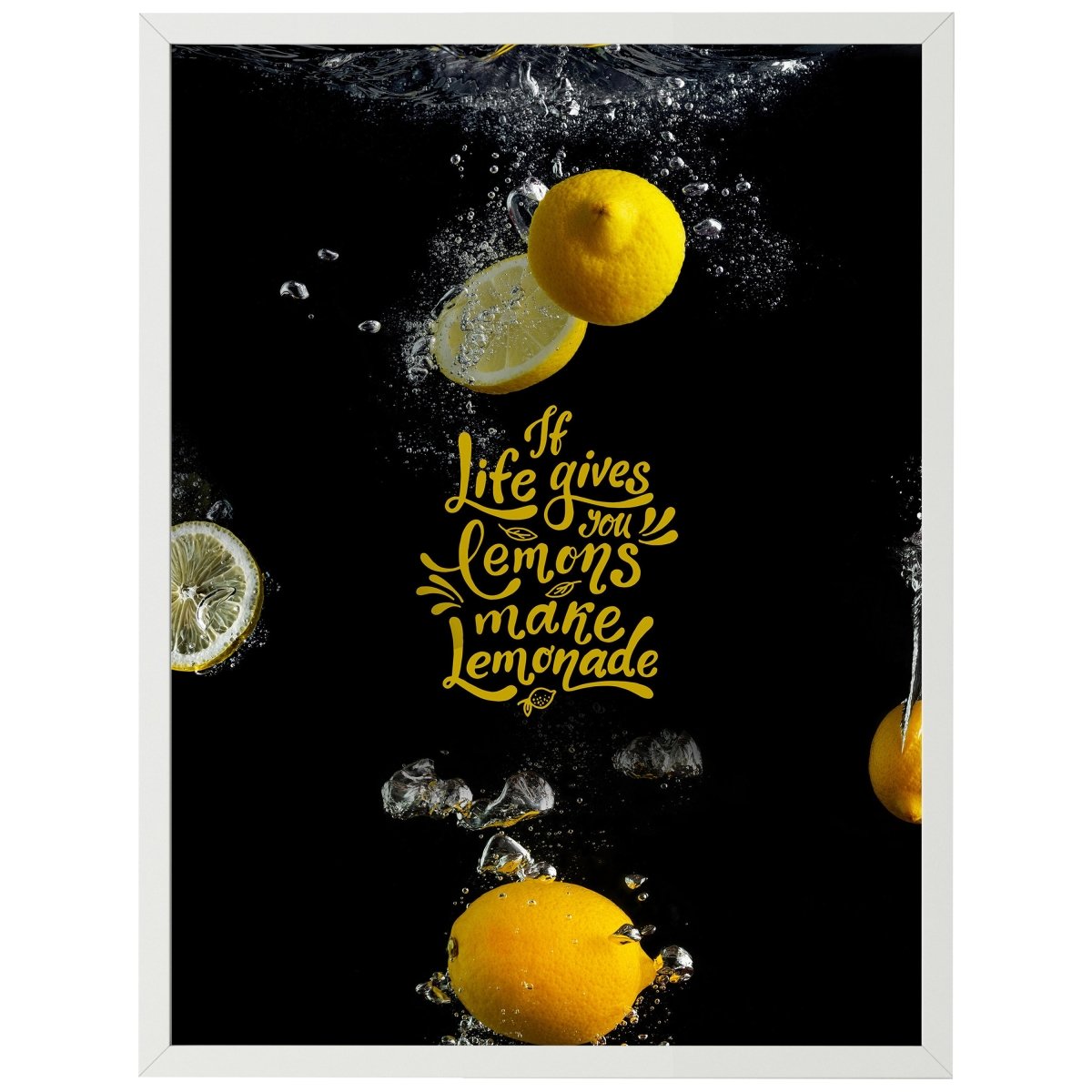wandmotiv24 Poster, Poster - Spruch, Motivation, Zitronen - M0362 - Bild 1