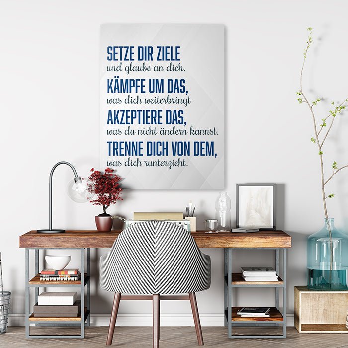 Leinwandbild Motivation, Hochformat M0373 kaufen - Bild 2 Leinwandbild Motivation, Hochformat M0373 kaufen - Bild 2
