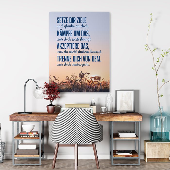 Leinwandbild Motivation, Hochformat M0374 kaufen - Bild 2 Leinwandbild Motivation, Hochformat M0374 kaufen - Bild 2