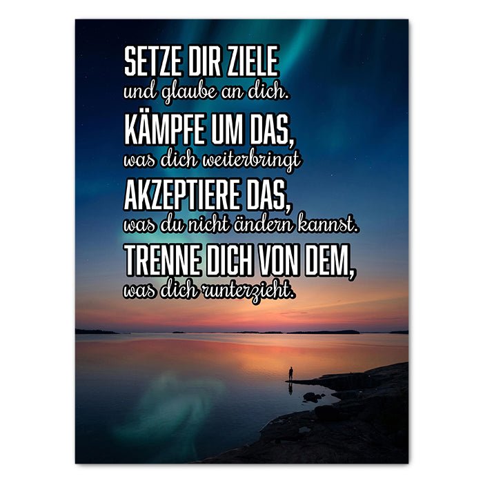Leinwandbild Motivation, Hochformat M0375 kaufen - Bild 1 Leinwandbild Motivation, Hochformat M0375 kaufen - Bild 1