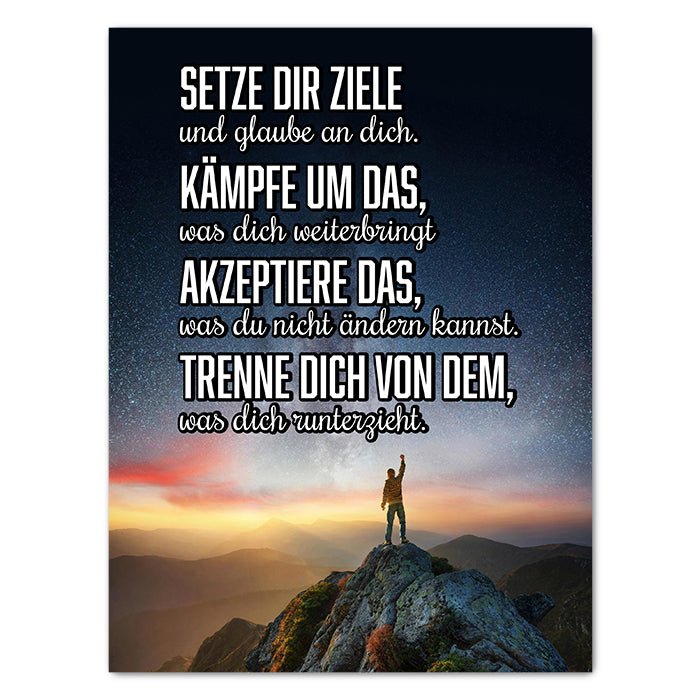 Leinwandbild Motivation, Hochformat M0376 kaufen - Bild 1