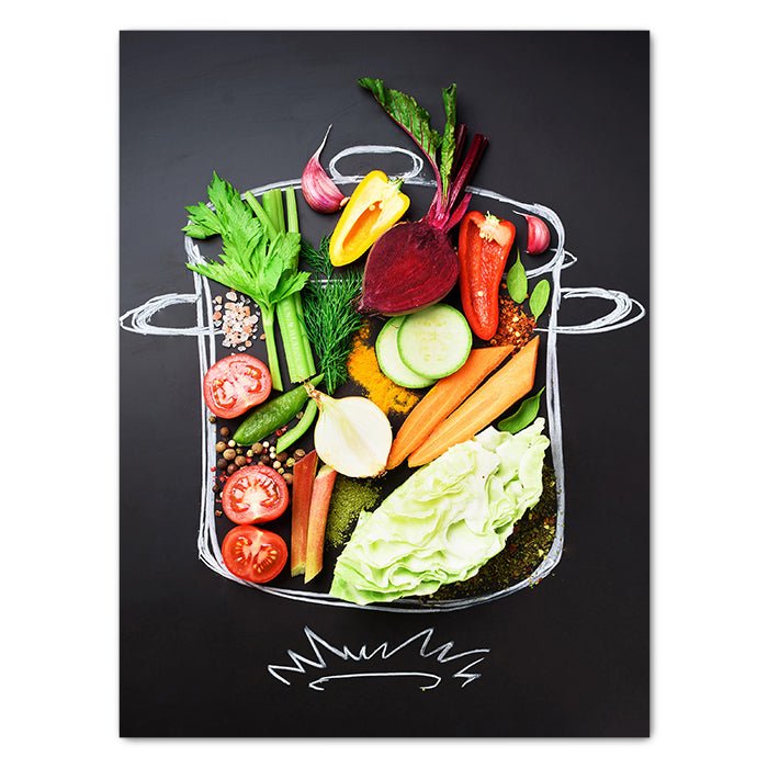 Leinwandbild Obst & Gemüse, Hochformat M0384 kaufen - Bild 1