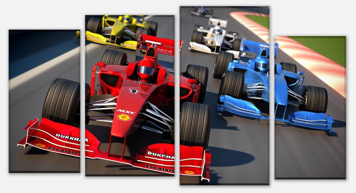 Leinwandbild Mehrteiler Formel 1 Grand Prix M0385 Leinwandbild Mehrteiler Formel 1 Grand Prix M0385