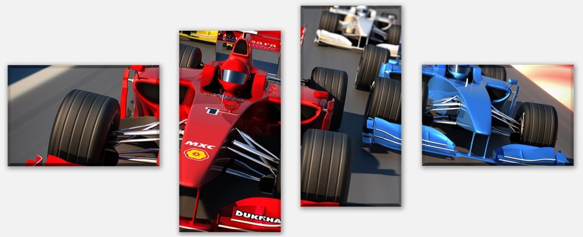 Leinwandbild Mehrteiler Formel 1 Grand Prix M0385