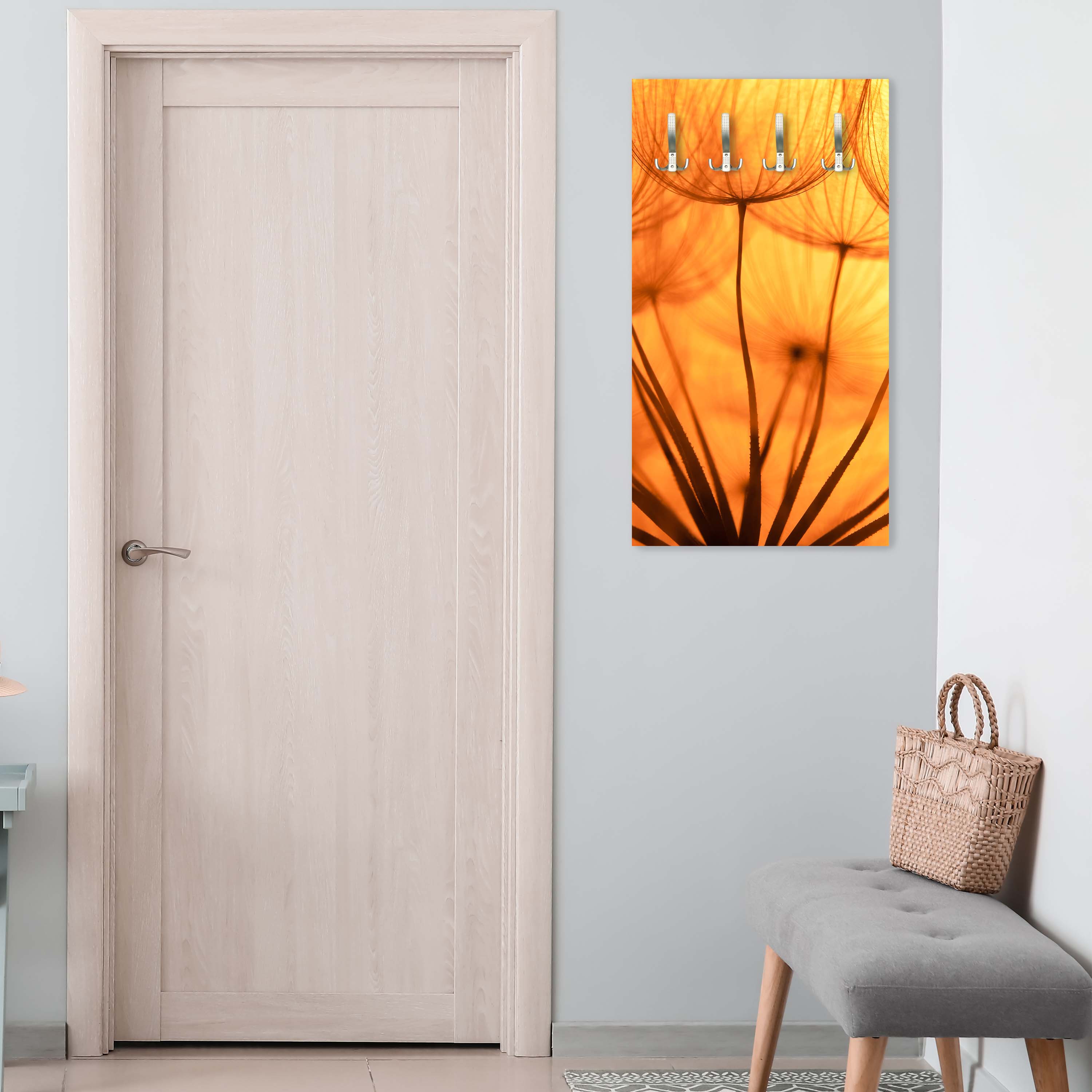 Garderobe Pusteblume Orange M0390 entdecken - Bild 3 Garderobe Pusteblume Orange M0390 entdecken - Bild 3