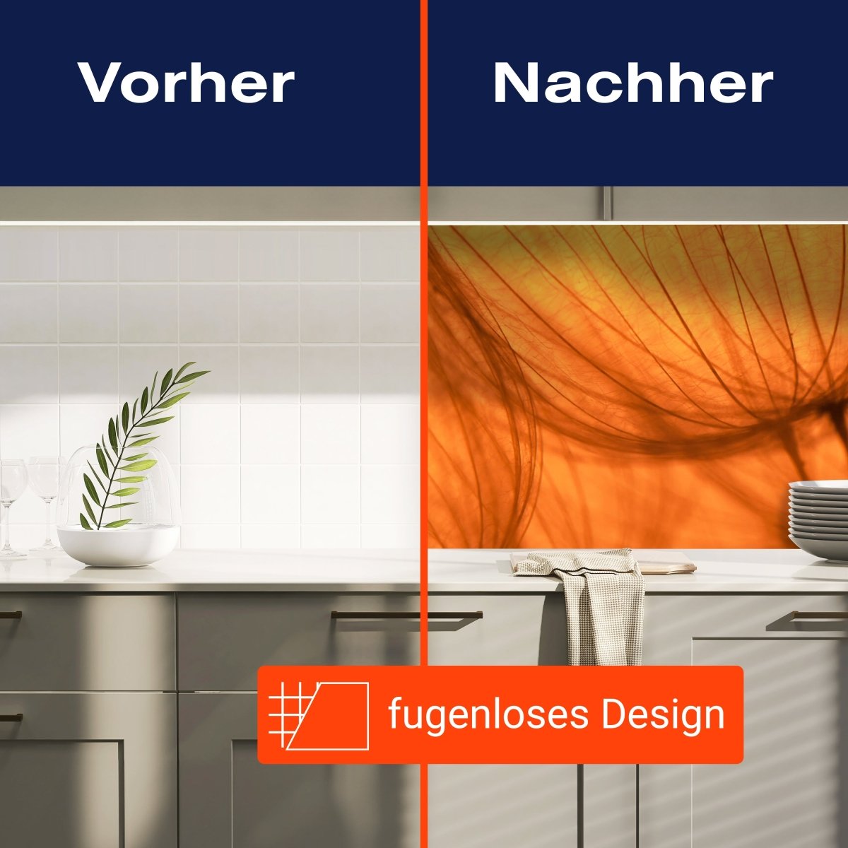 Küchenrückwand Pusteblume Orange M0390 entdecken - Bild 9 Küchenrückwand Pusteblume Orange M0390 entdecken - Bild 9