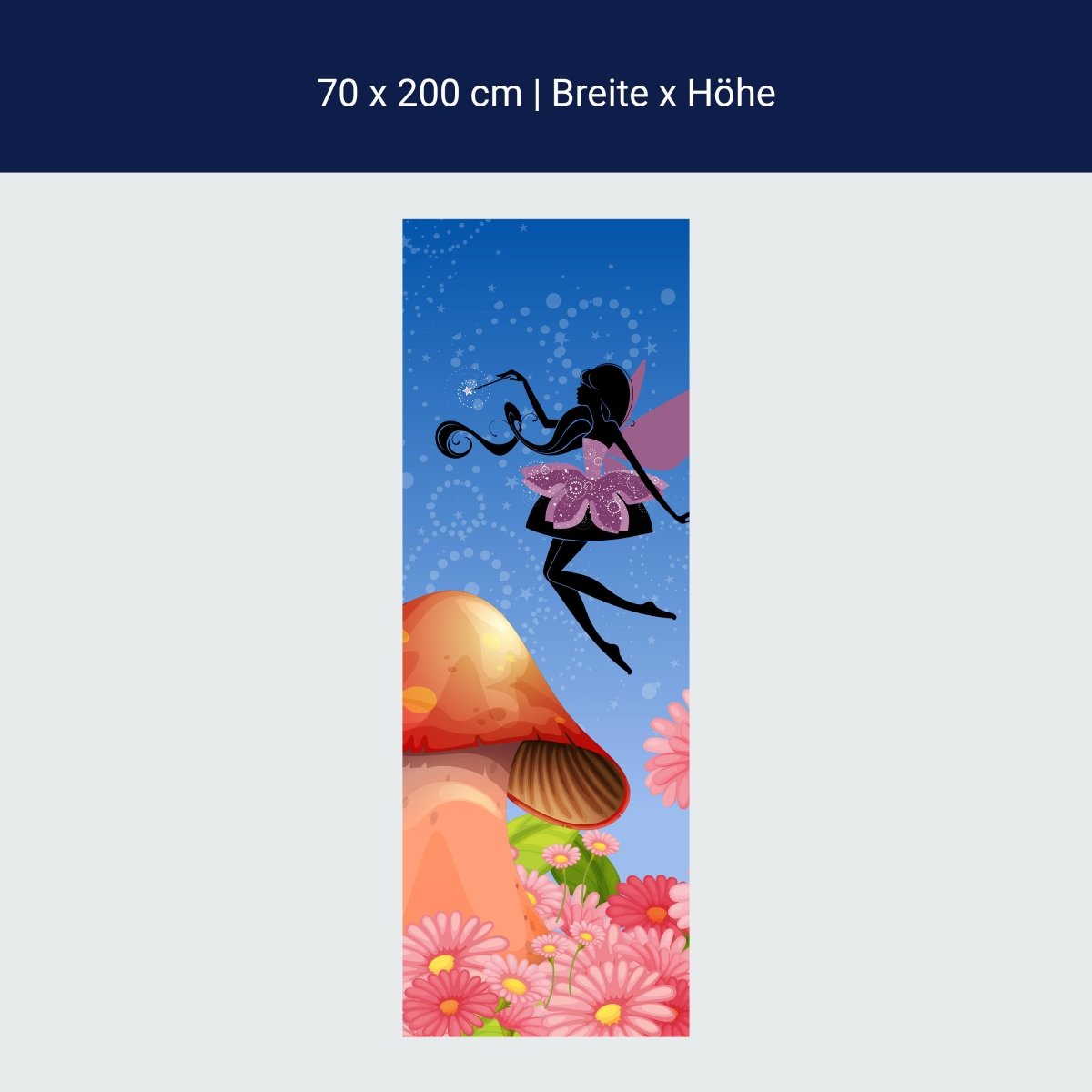 Duschwand Fee im Blumenfeld M0392 Duschwand Fee im Blumenfeld M0392