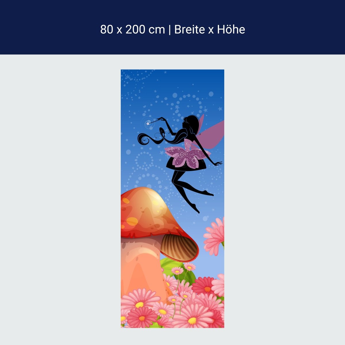 Duschwand Fee im Blumenfeld M0392 Duschwand Fee im Blumenfeld M0392