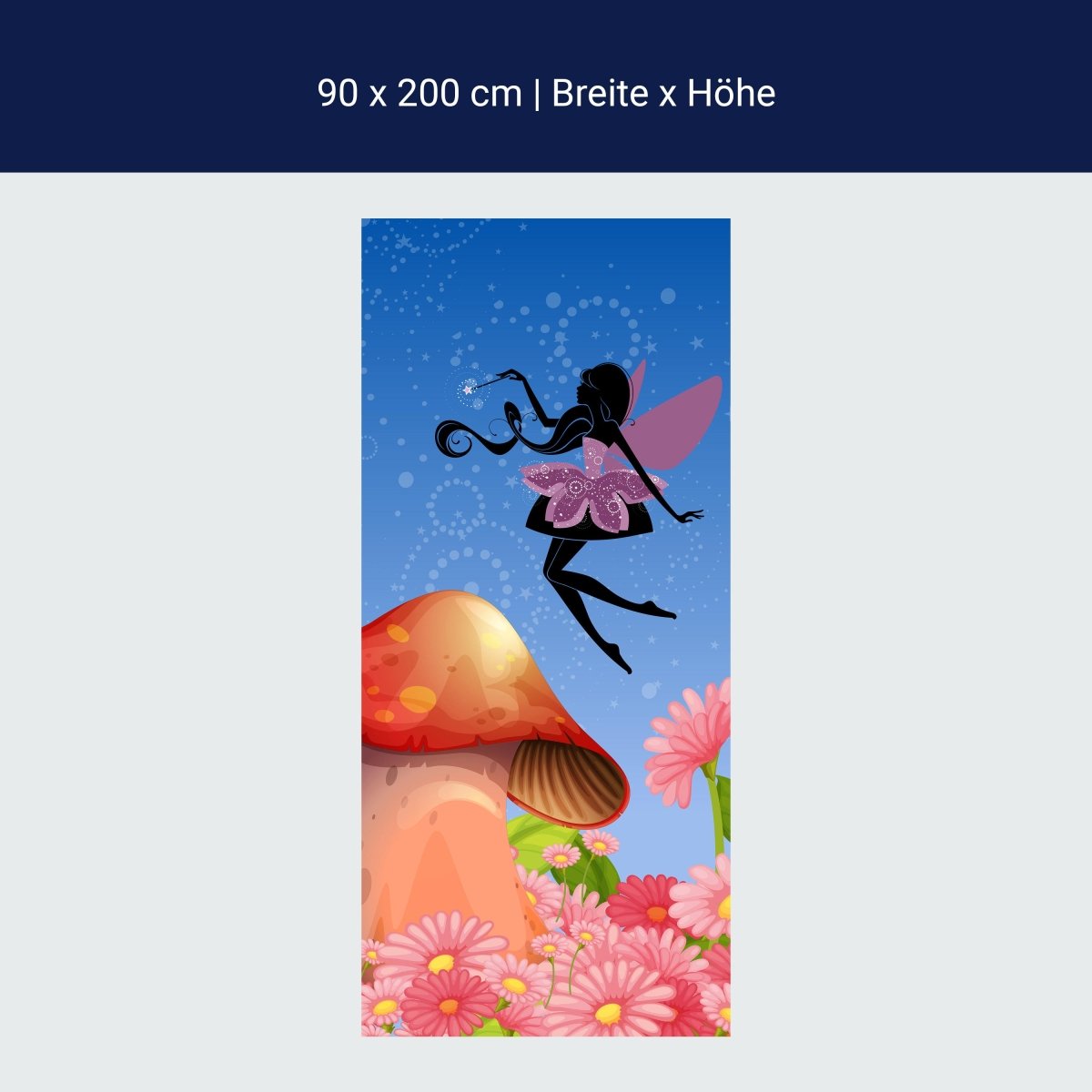 Duschwand Fee im Blumenfeld M0392 Duschwand Fee im Blumenfeld M0392