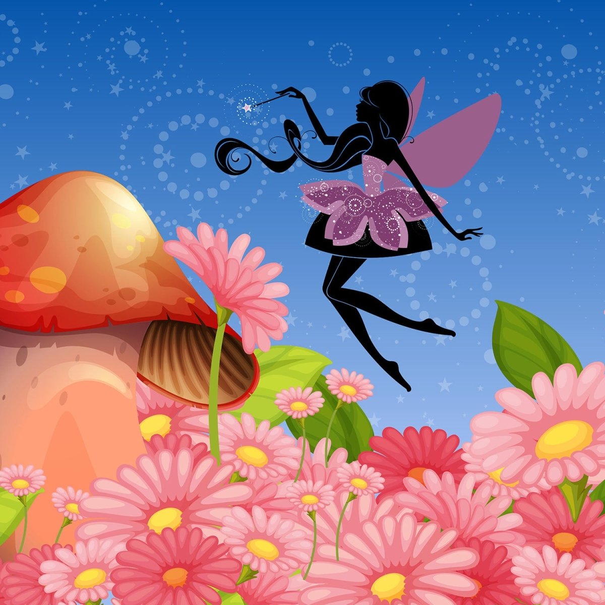 Beistelltisch Fee im Blumenfeld M0392 entdecken - Bild 2 Beistelltisch Fee im Blumenfeld M0392 entdecken - Bild 2