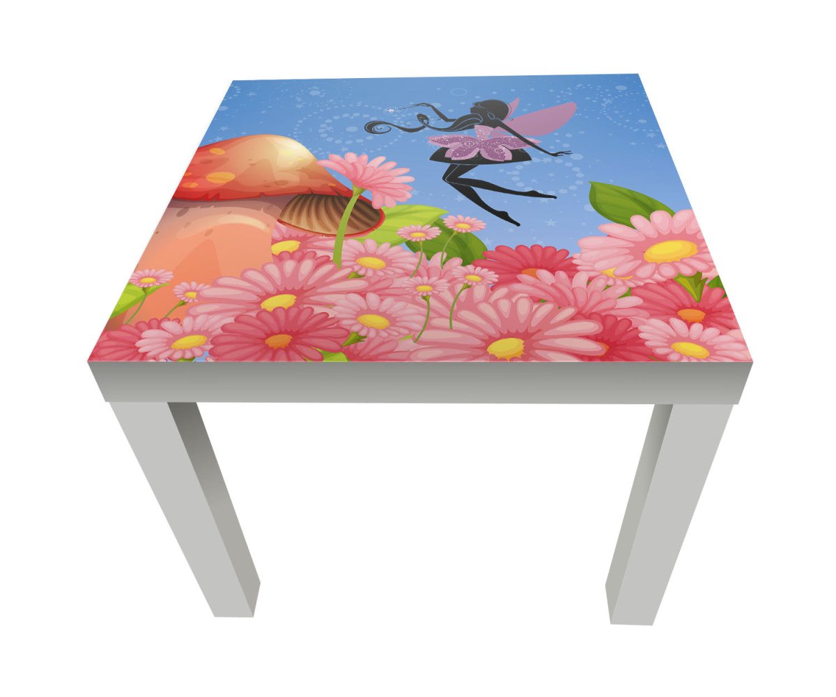 Beistelltisch Fee im Blumenfeld M0392 entdecken - Bild 1 Beistelltisch Fee im Blumenfeld M0392 entdecken - Bild 1