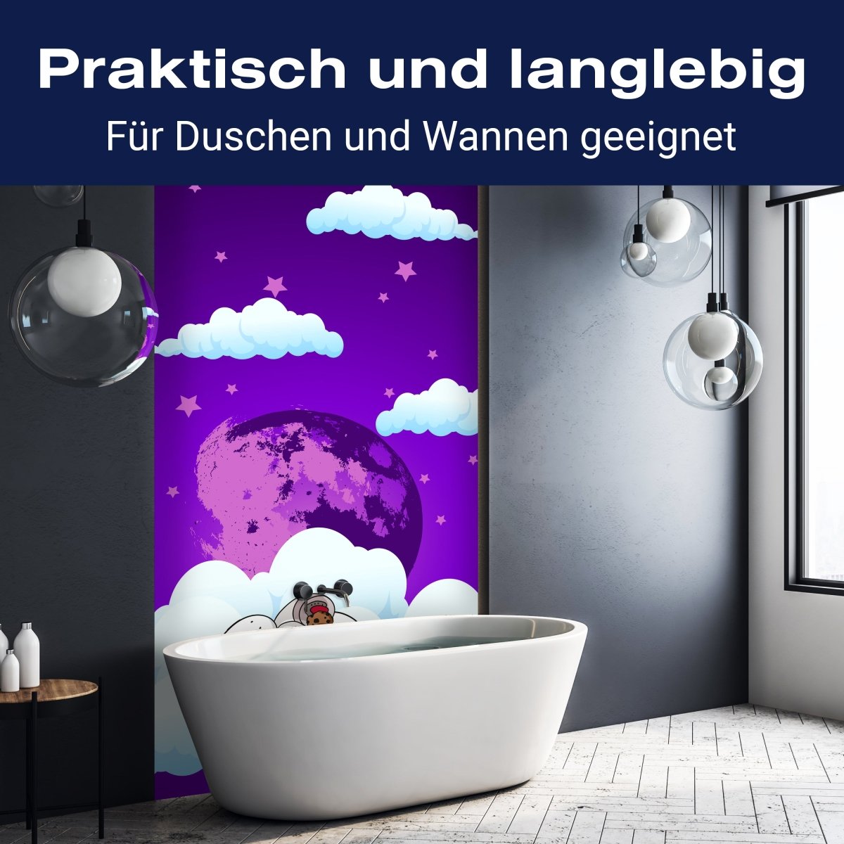 Duschwand Einhorn Traum M0393 entdecken - Bild 3 Duschwand Einhorn Traum M0393 entdecken - Bild 3