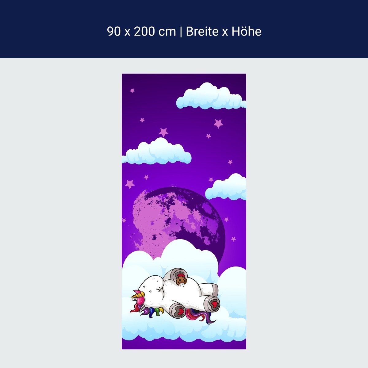 Duschwand Einhorn Traum M0393 Duschwand Einhorn Traum M0393