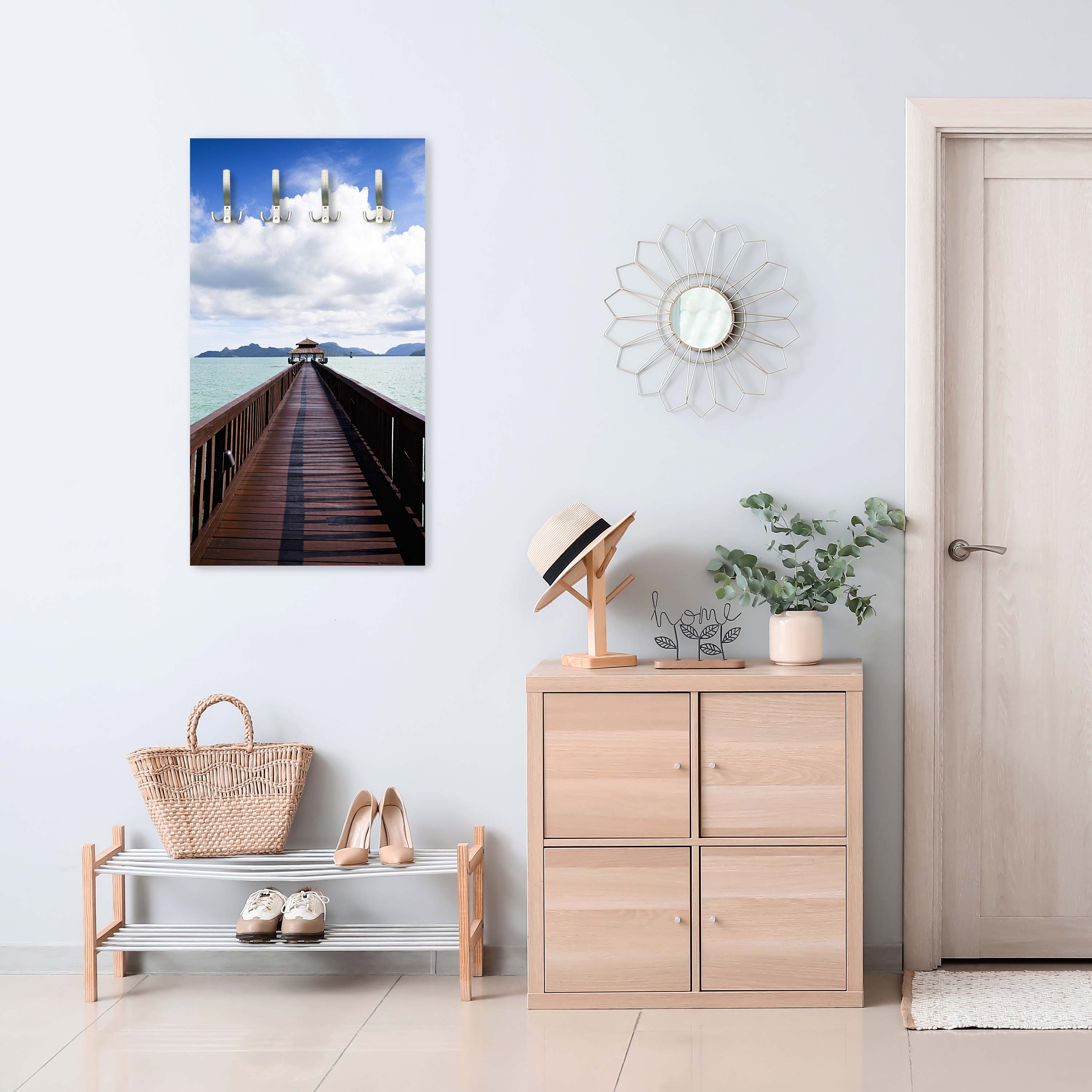 Garderobe Hölzerner Steg M0395 entdecken - Bild 6 Garderobe Hölzerner Steg M0395 entdecken - Bild 6