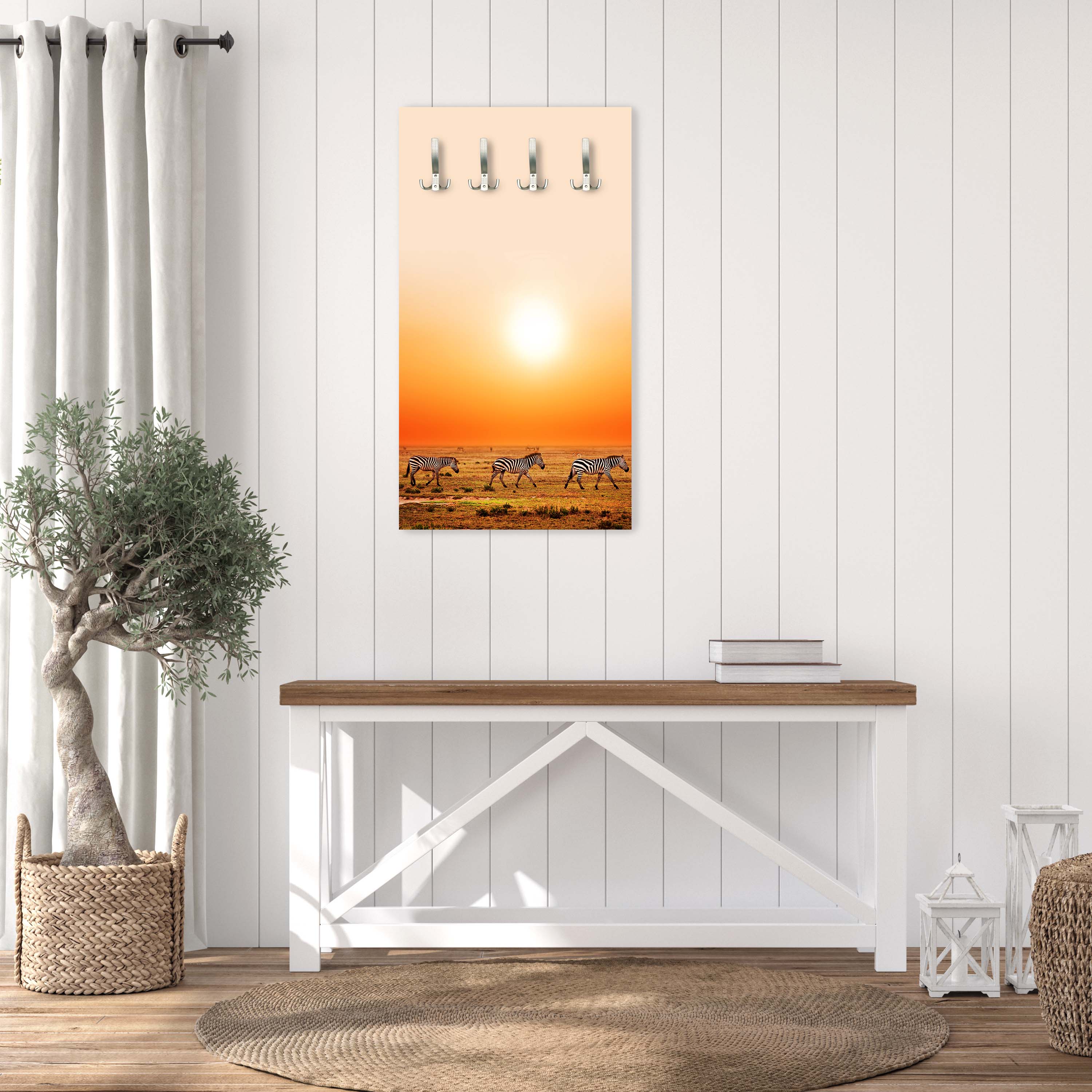 Garderobe Zebras in der Savanne M0403 entdecken - Bild 2 Garderobe Zebras in der Savanne M0403 entdecken - Bild 2