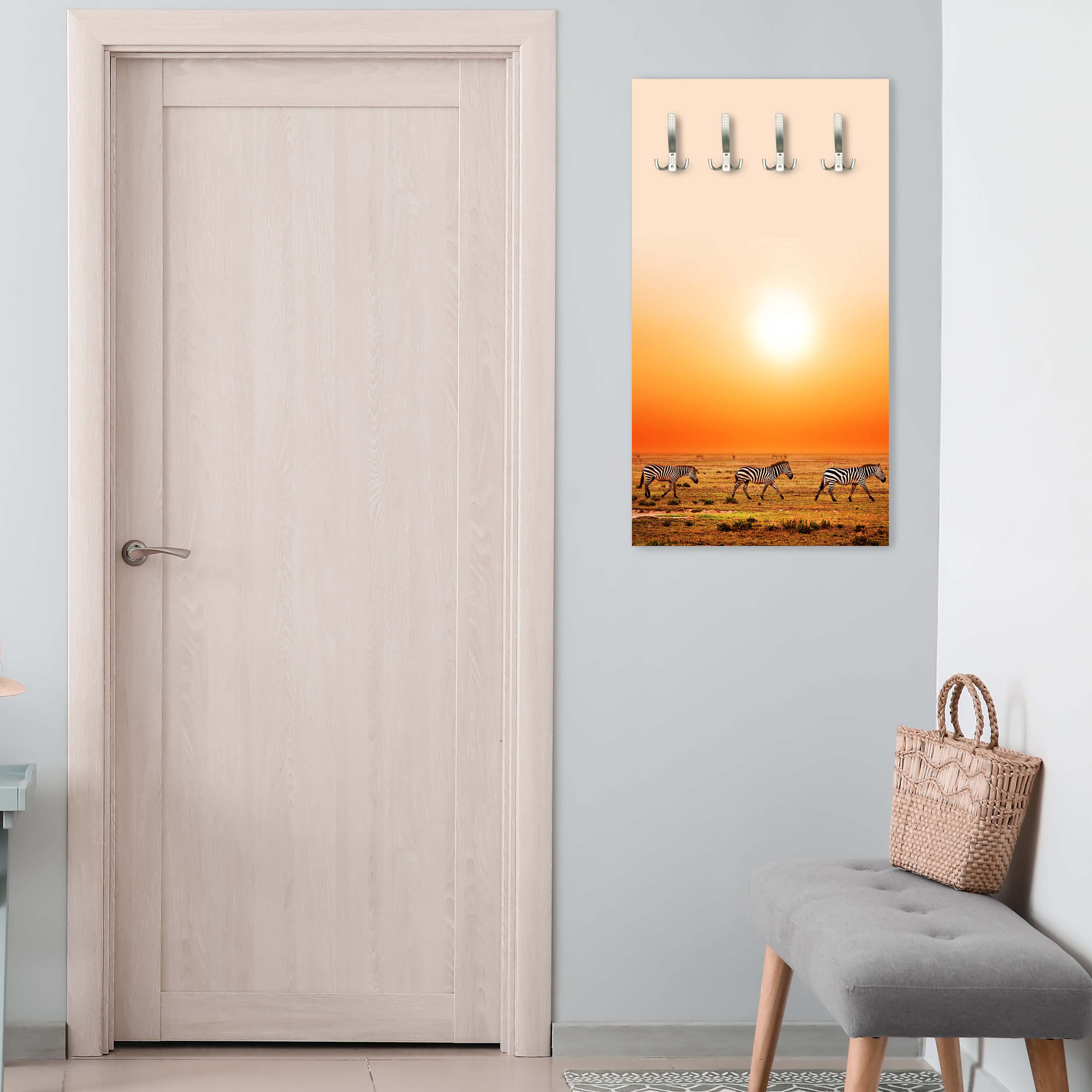 Garderobe Zebras in der Savanne M0403 entdecken - Bild 5 Garderobe Zebras in der Savanne M0403 entdecken - Bild 5