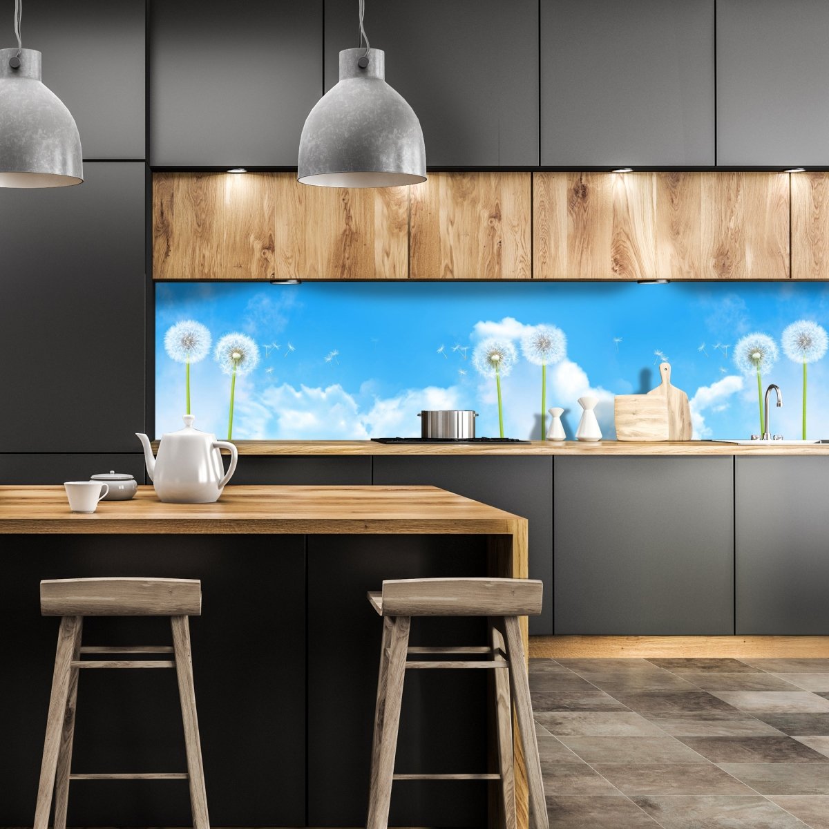 Küchenrückwand Pusteblumen M0416 entdecken - Bild 1 Küchenrückwand Pusteblumen M0416 entdecken - Bild 1