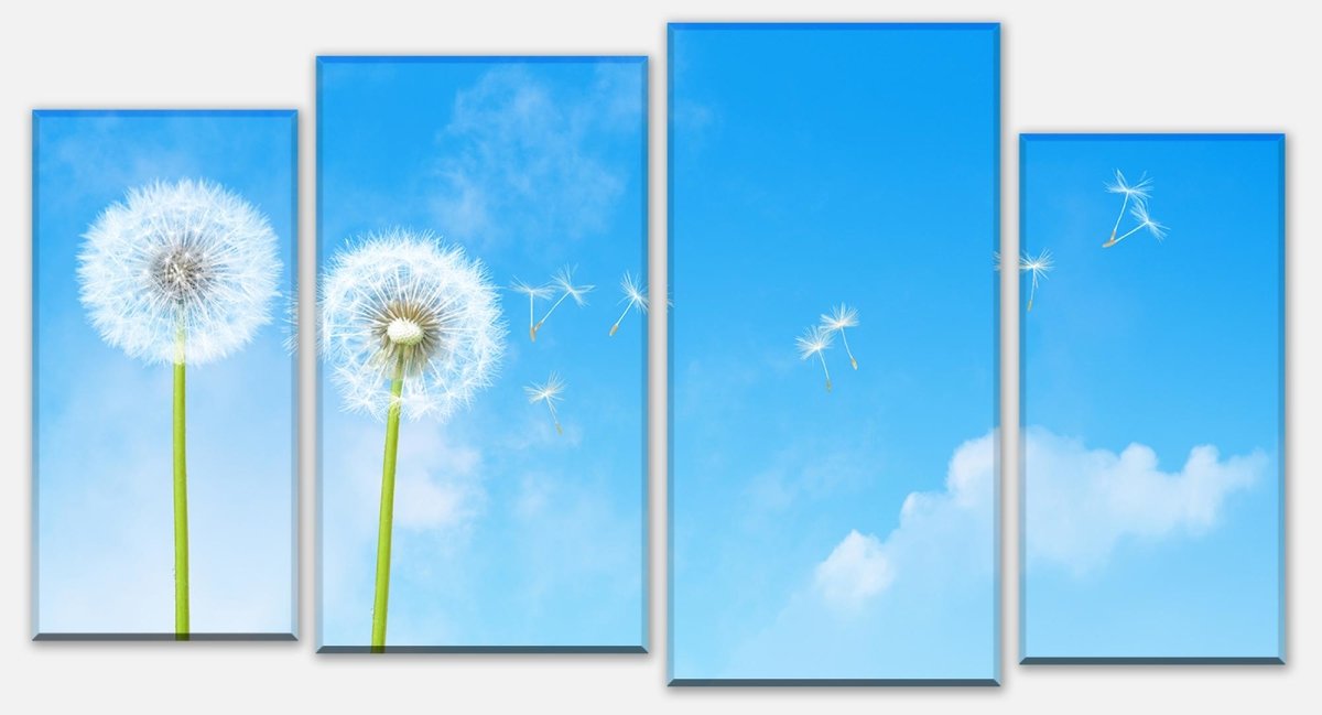 Leinwandbild Mehrteiler Pusteblumen M0416 Leinwandbild Mehrteiler Pusteblumen M0416