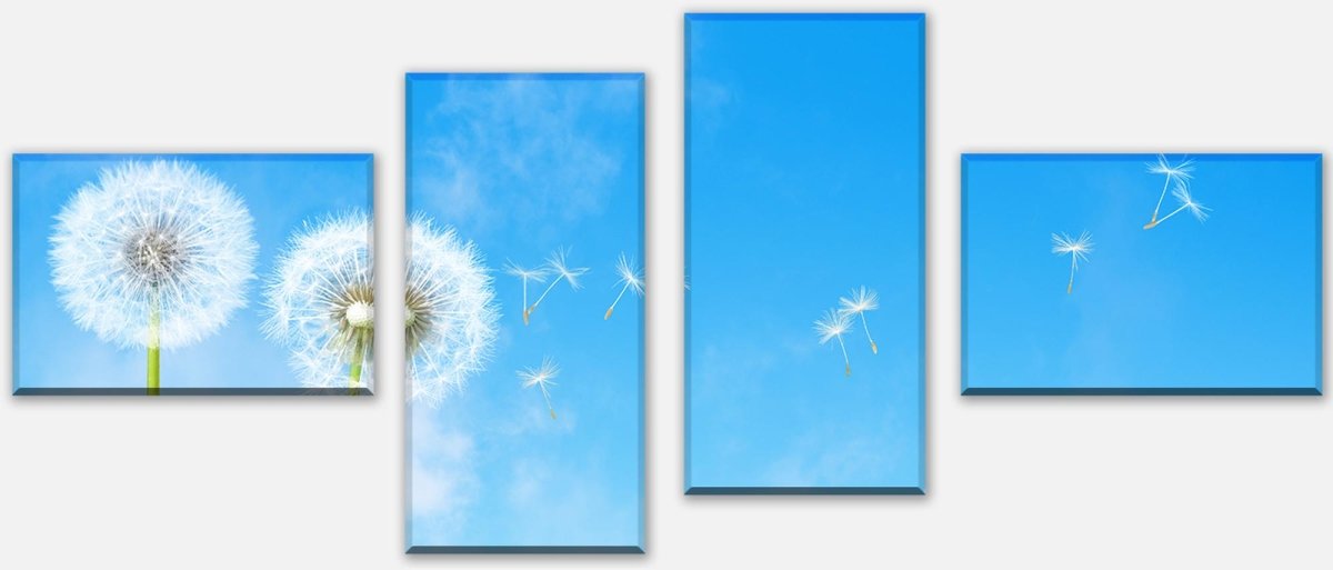 Leinwandbild Mehrteiler Pusteblumen M0416 Leinwandbild Mehrteiler Pusteblumen M0416