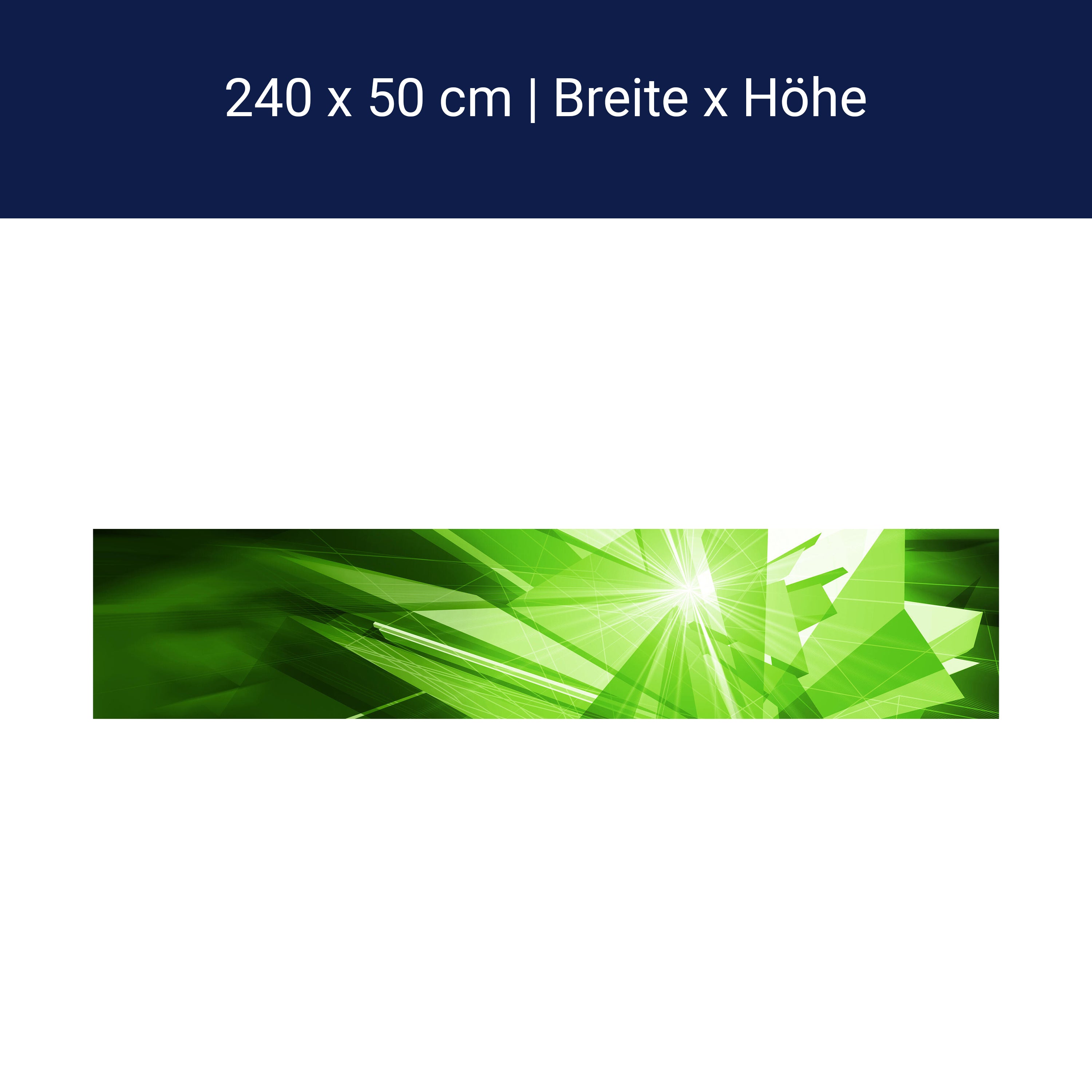 Küchenrückwand Grüne Dynamik M0425