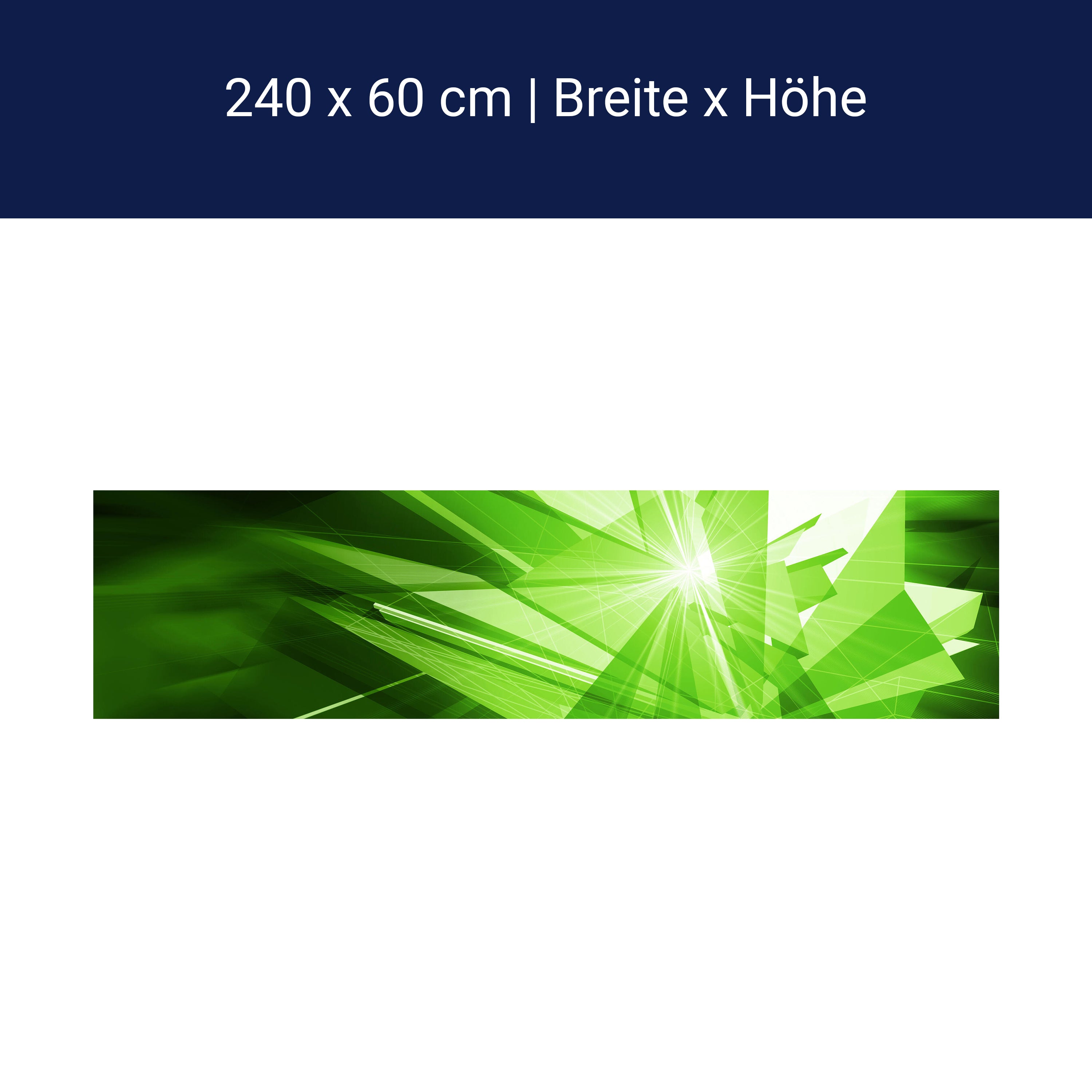 Küchenrückwand Grüne Dynamik M0425